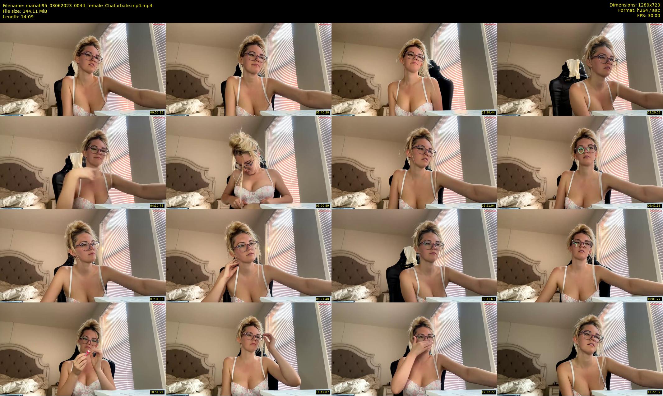 mariah95 — 15 minute Chaturbate female cam show recording, 720p, Jun 3, 2023