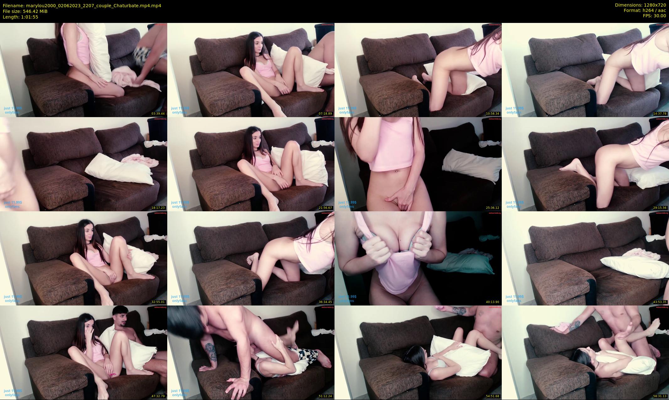 marylou2000 — 62 minute Chaturbate couple cam show recording, 720p, Jun 2, 2023