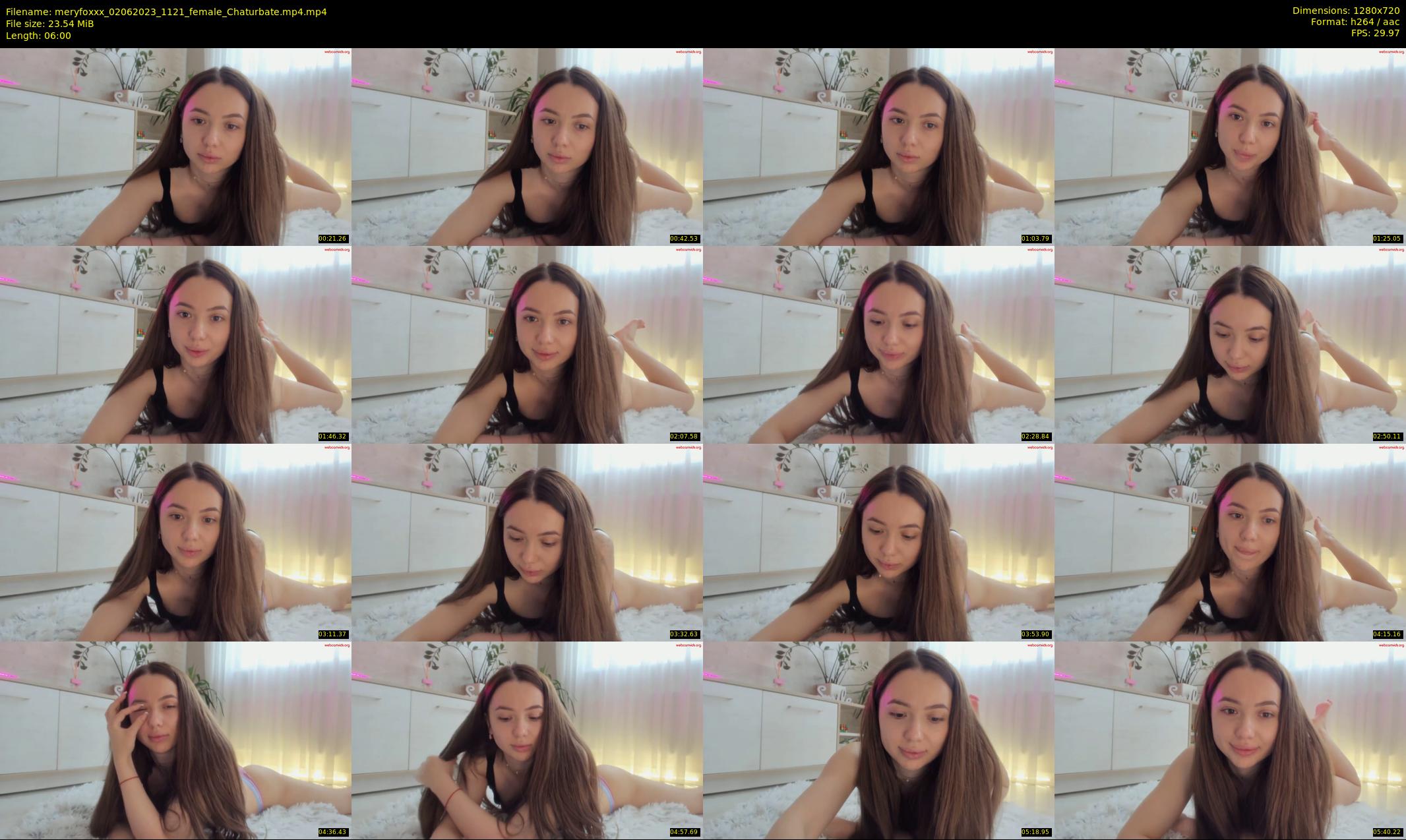 meryfoxxx — 6 minute Chaturbate female cam show recording, 720p, Jun 2, 2023