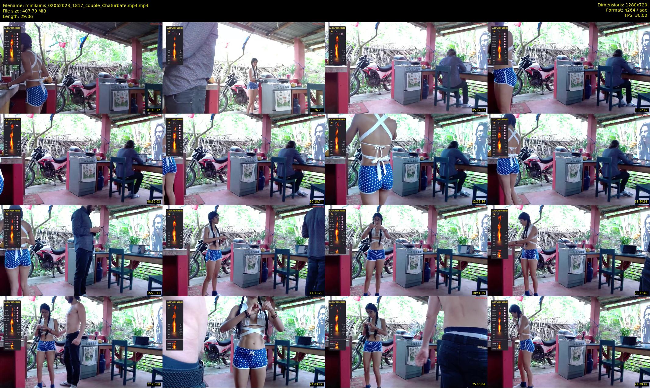minikunis — 30 minute Chaturbate couple cam show recording, 720p, Jun 2, 2023