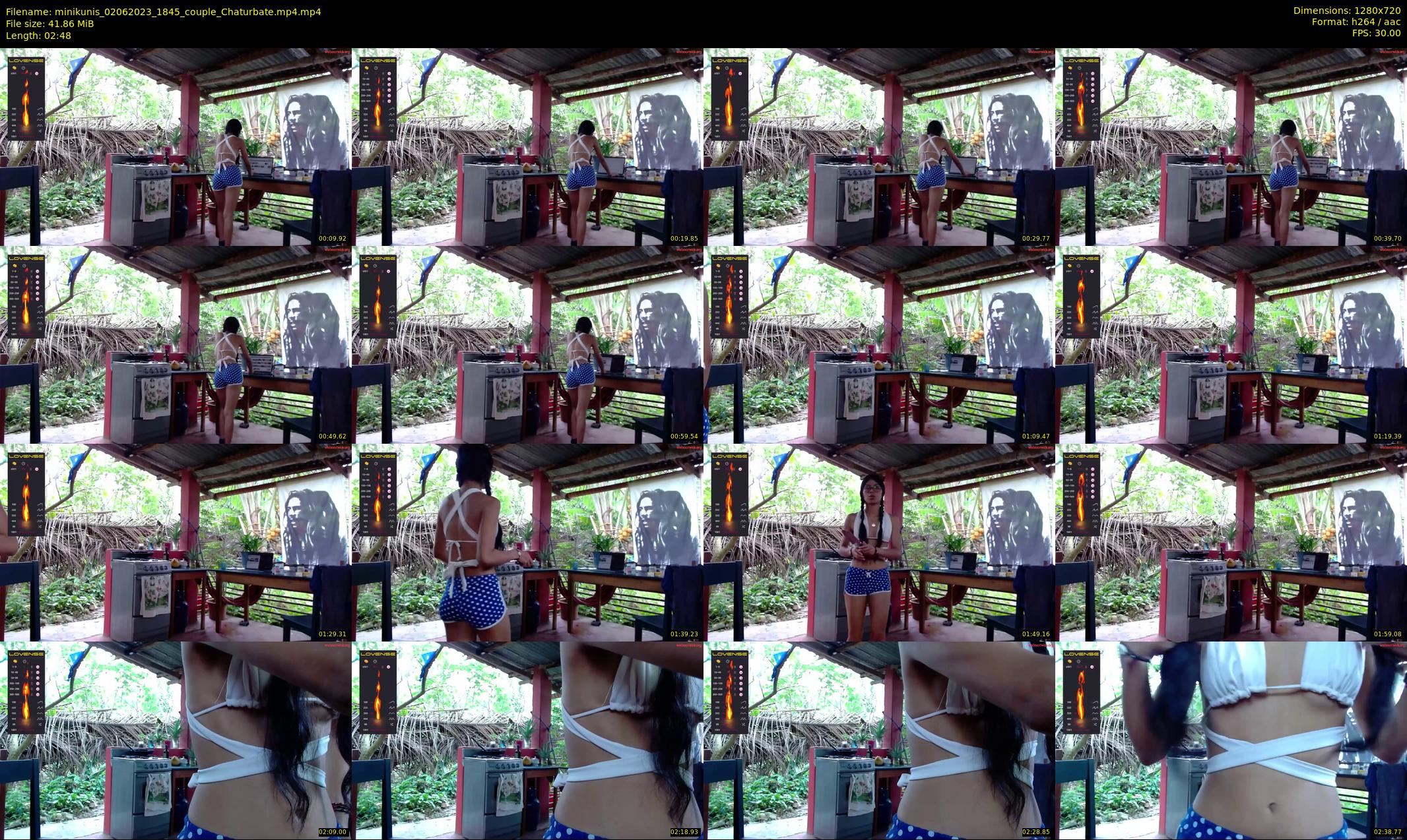 minikunis — 3 minute Chaturbate couple cam show recording, 720p, Jun 2, 2023