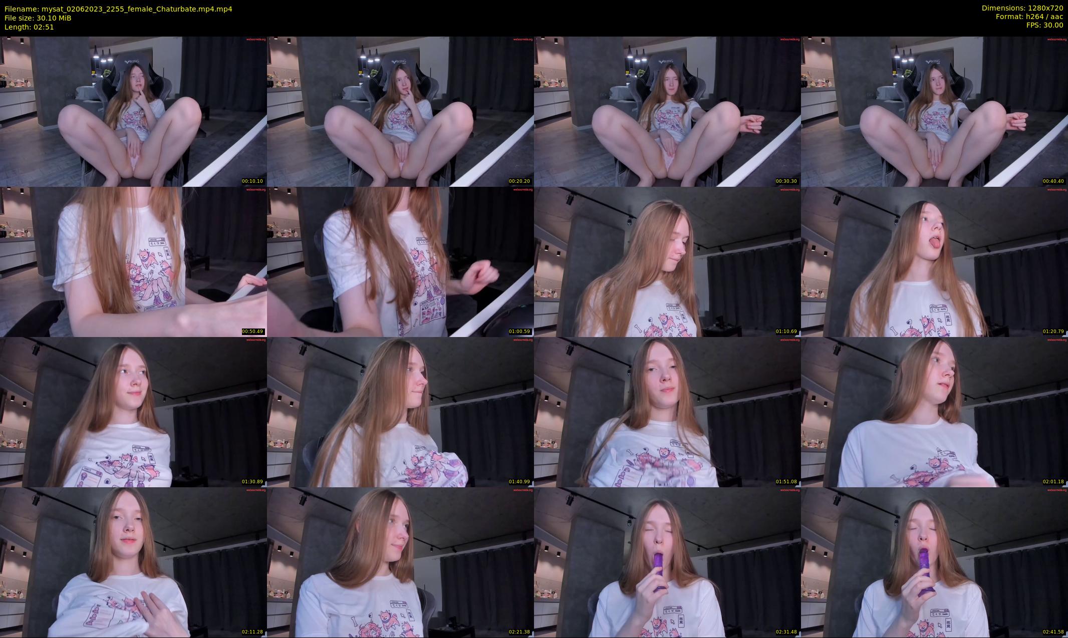 mysat — 3 minute Chaturbate female cam show recording, 720p, Jun 2, 2023