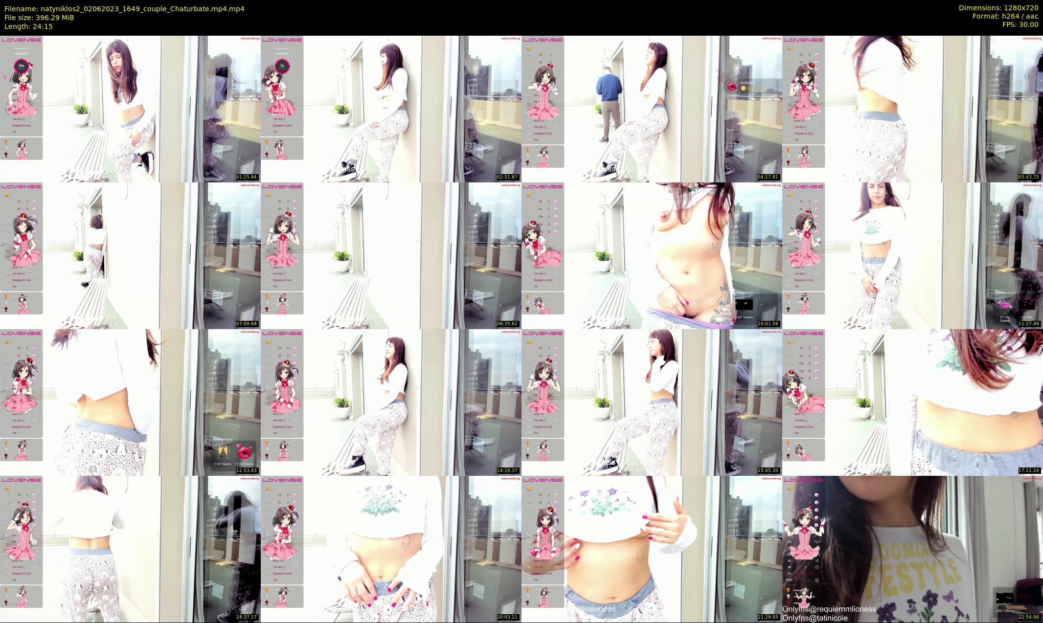 natyniklos2 — 25 minute Chaturbate couple cam show recording, 720p, Jun 2, 2023