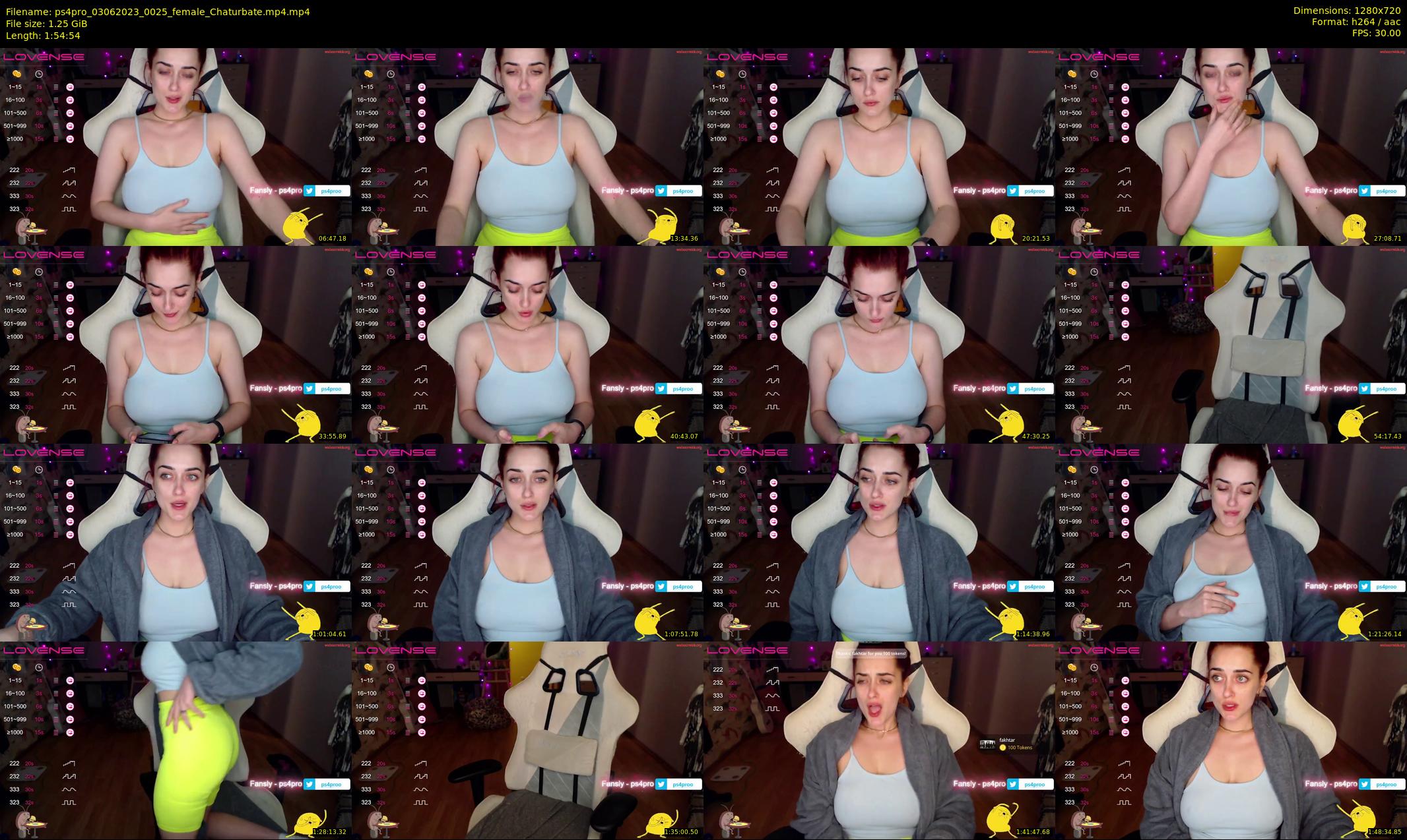 ps4pro — 115 minute Chaturbate female cam show recording, 720p, Jun 3, 2023