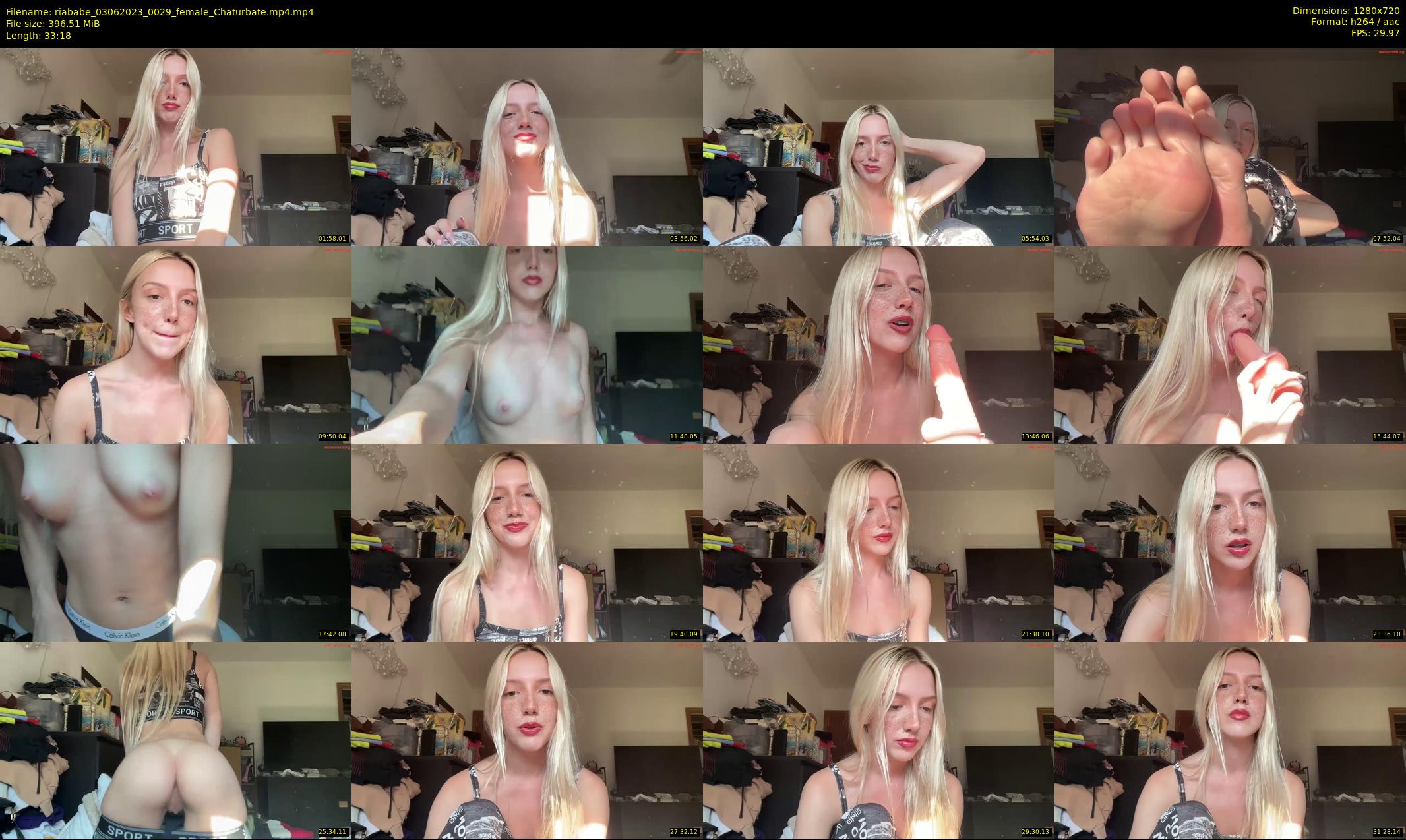 riababe — 34 minute Chaturbate female cam show recording, 720p, Jun 3, 2023