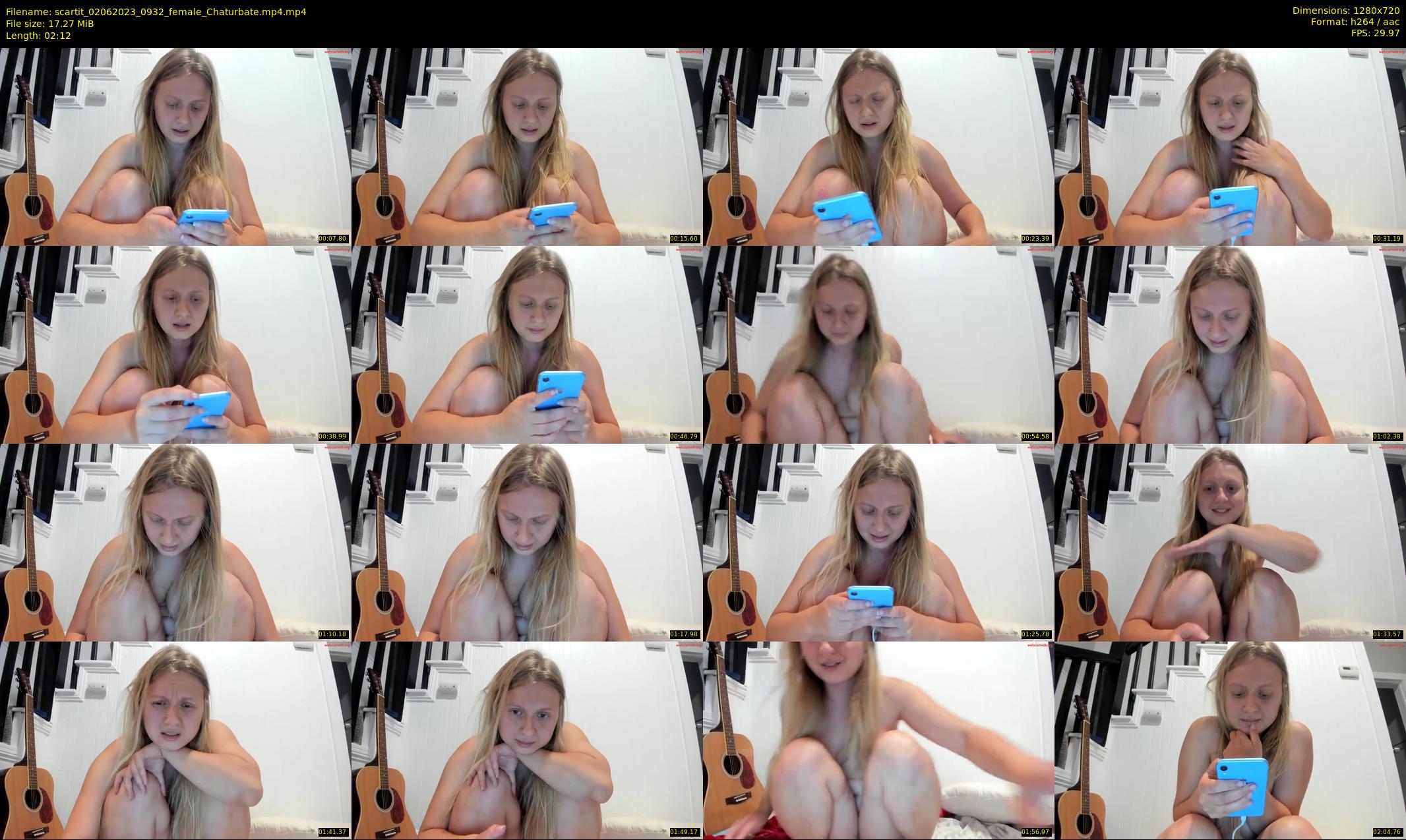 scartit — 3 minute Chaturbate female cam show recording, 720p, Jun 2, 2023