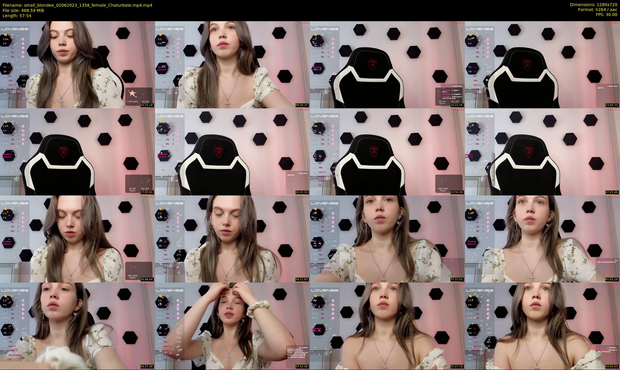small_blondee — 58 minute Chaturbate female cam show recording, 720p, Jun 2, 2023