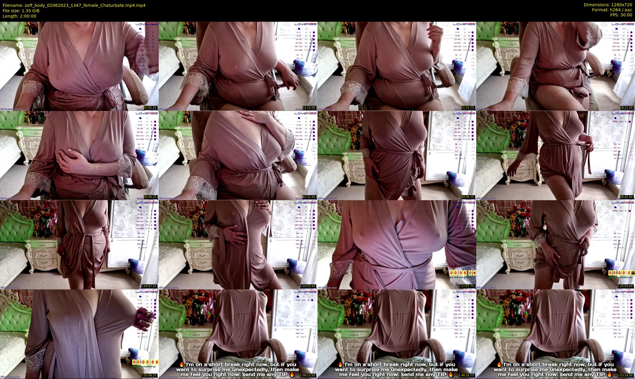 soft_body — 120 minute Chaturbate female cam show recording, 720p, Jun 2, 2023
