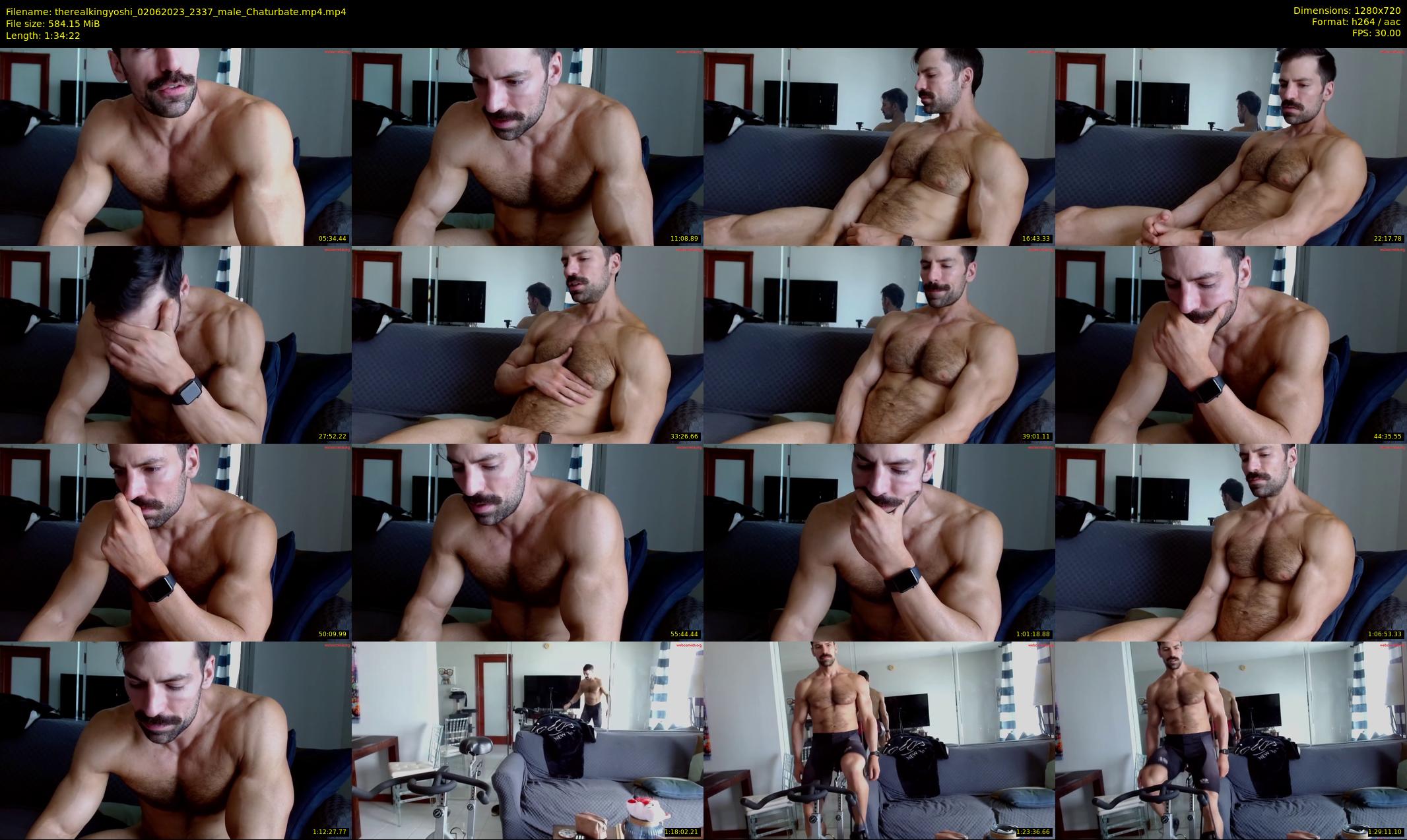 therealkingyoshi — 95 minute Chaturbate male cam show recording, 720p, Jun 2, 2023