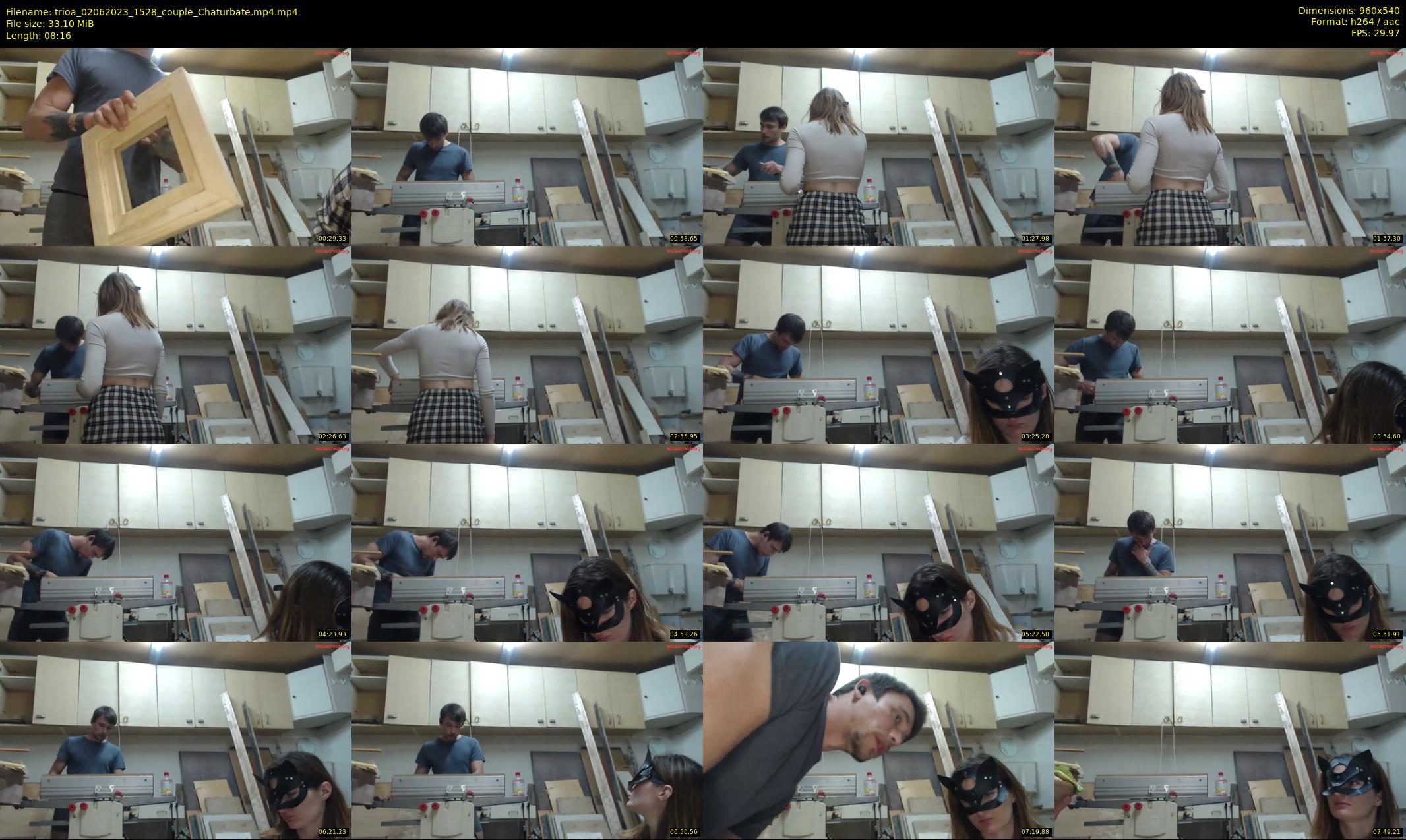 trioa — 9 minute Chaturbate couple cam show recording, 480p, Jun 2, 2023