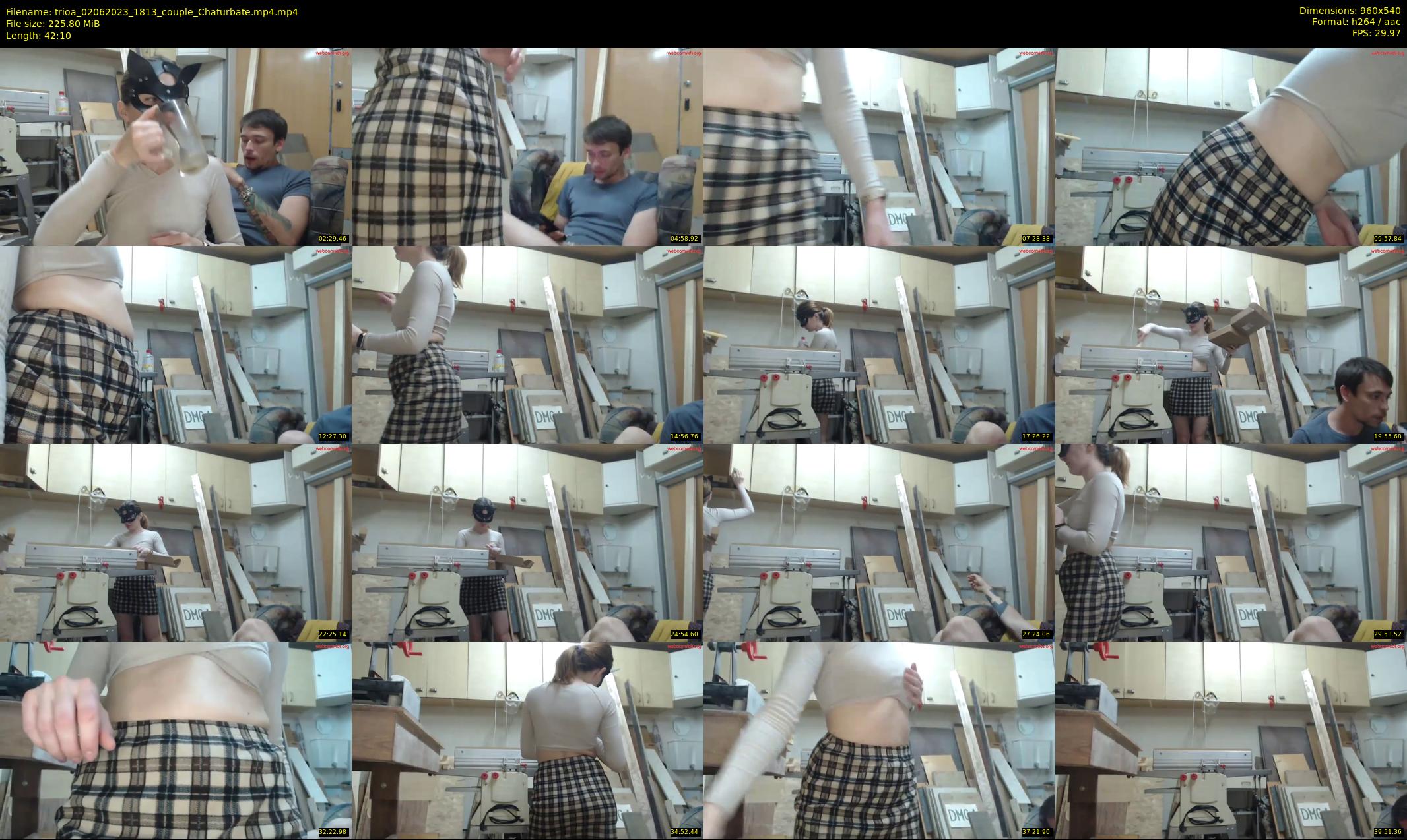 trioa — 43 minute Chaturbate couple cam show recording, 480p, Jun 2, 2023