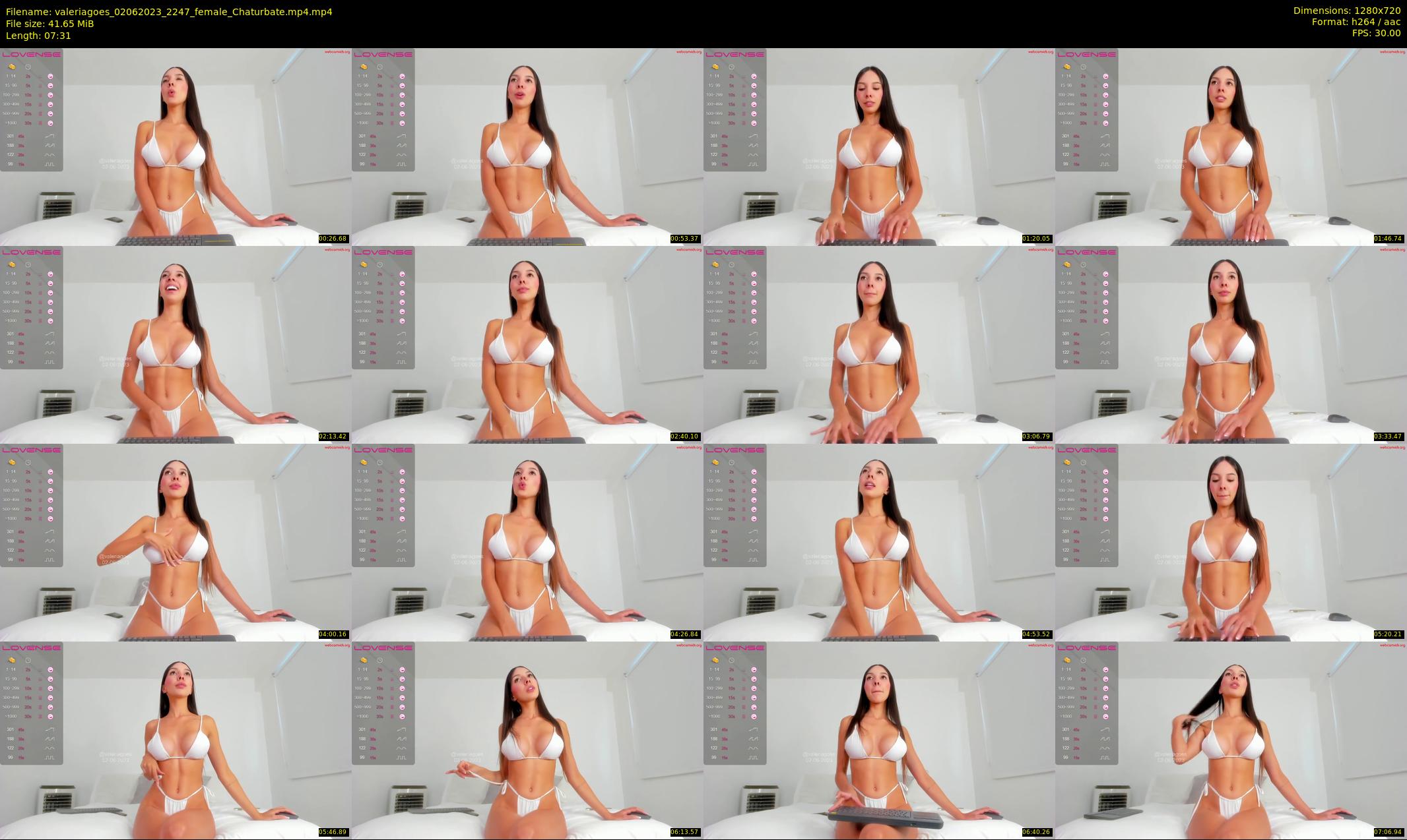 valeriagoes — 8 minute Chaturbate female cam show recording, 720p, Jun 2, 2023