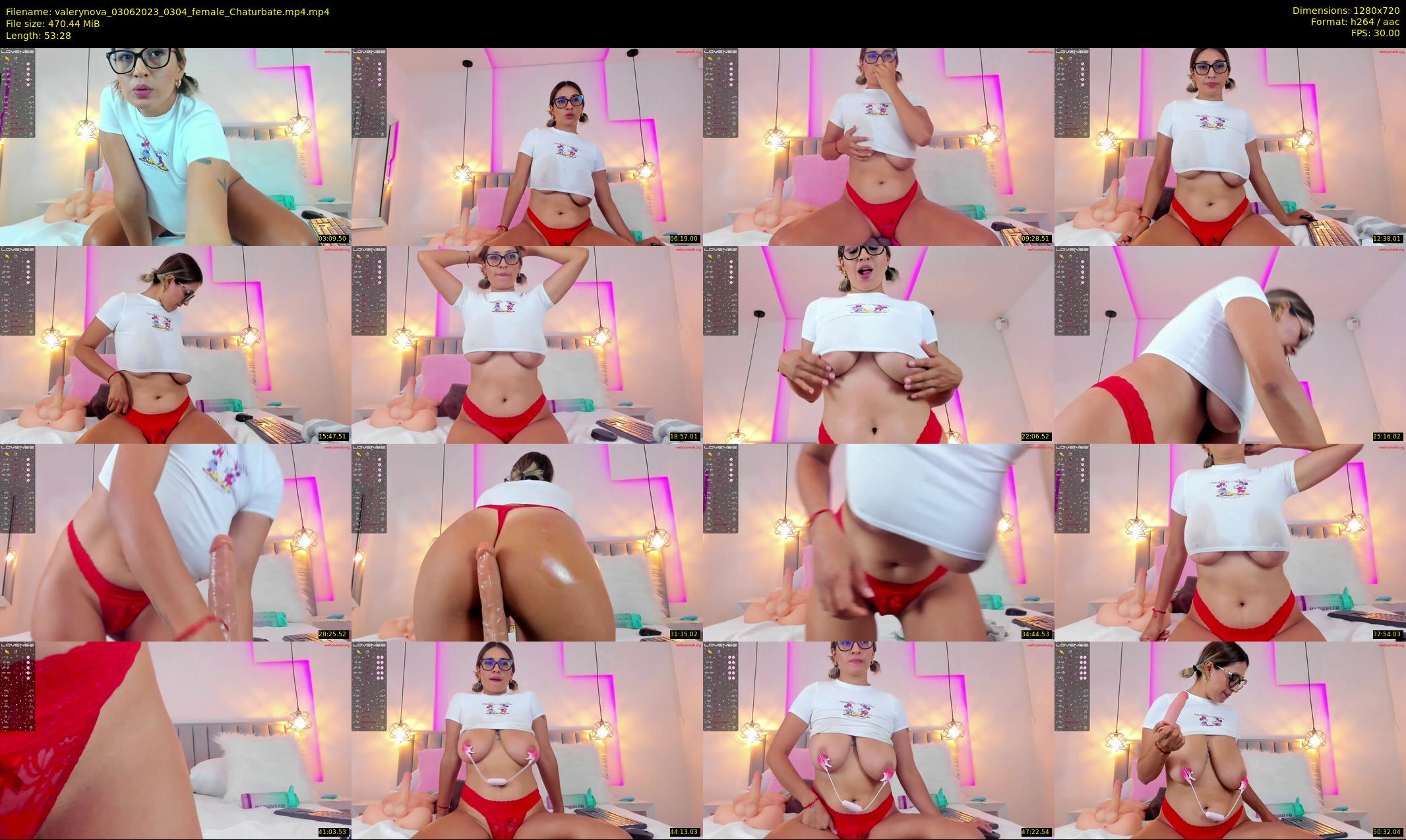 valerynova — 54 minute Chaturbate female cam show recording, 720p, Jun 3, 2023