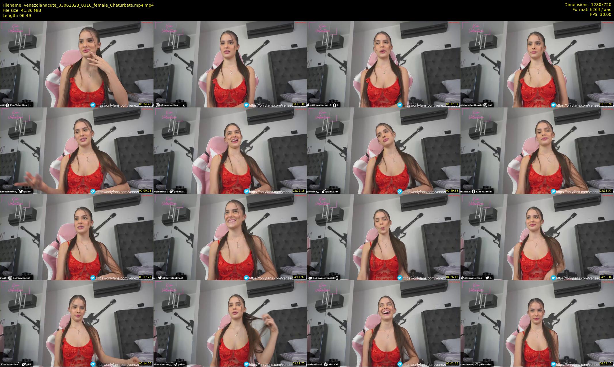 venezolanacute — 7 minute Chaturbate female cam show recording, 720p, Jun 3, 2023