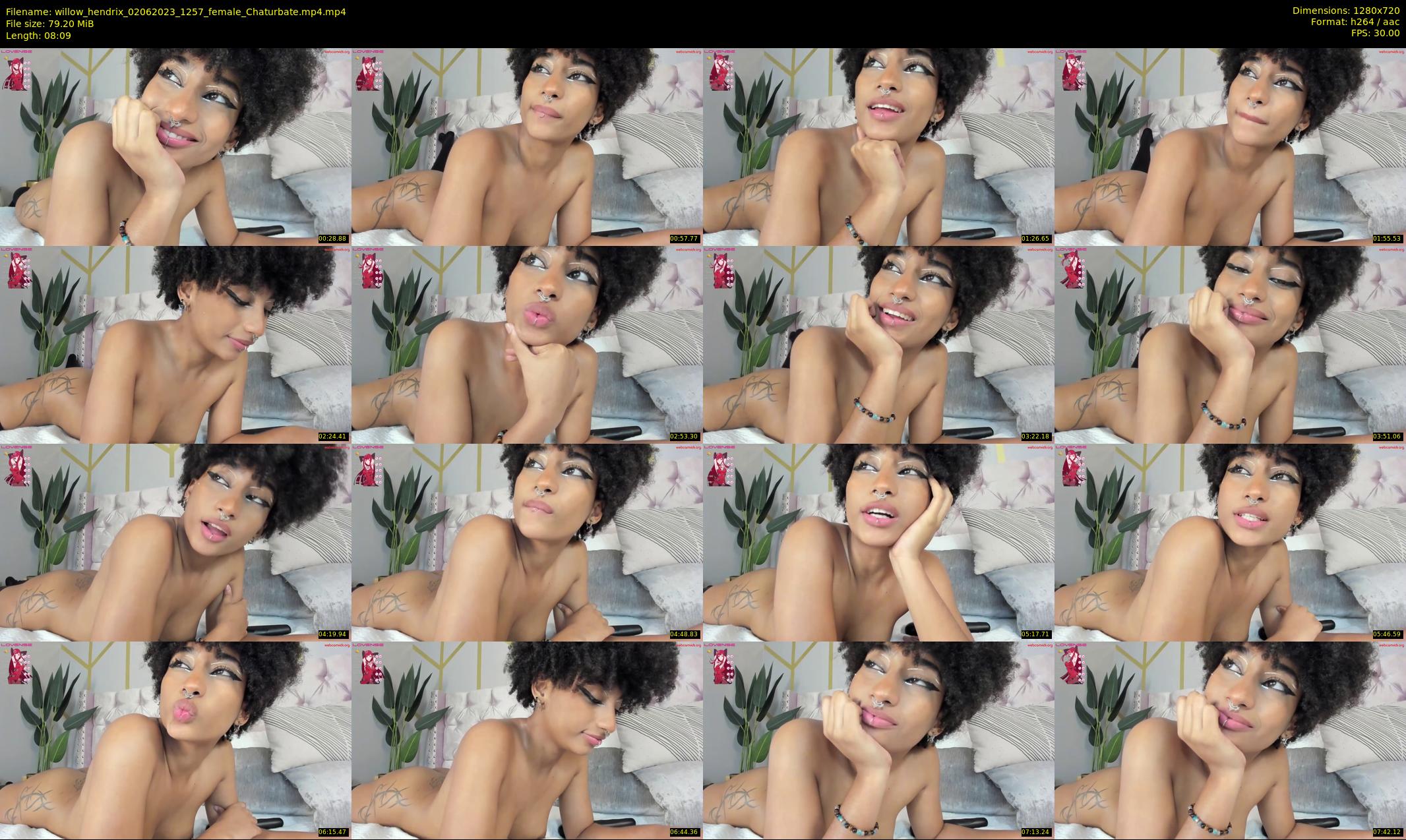 willow_hendrix — 9 minute Chaturbate female cam show recording, 720p, Jun 2, 2023