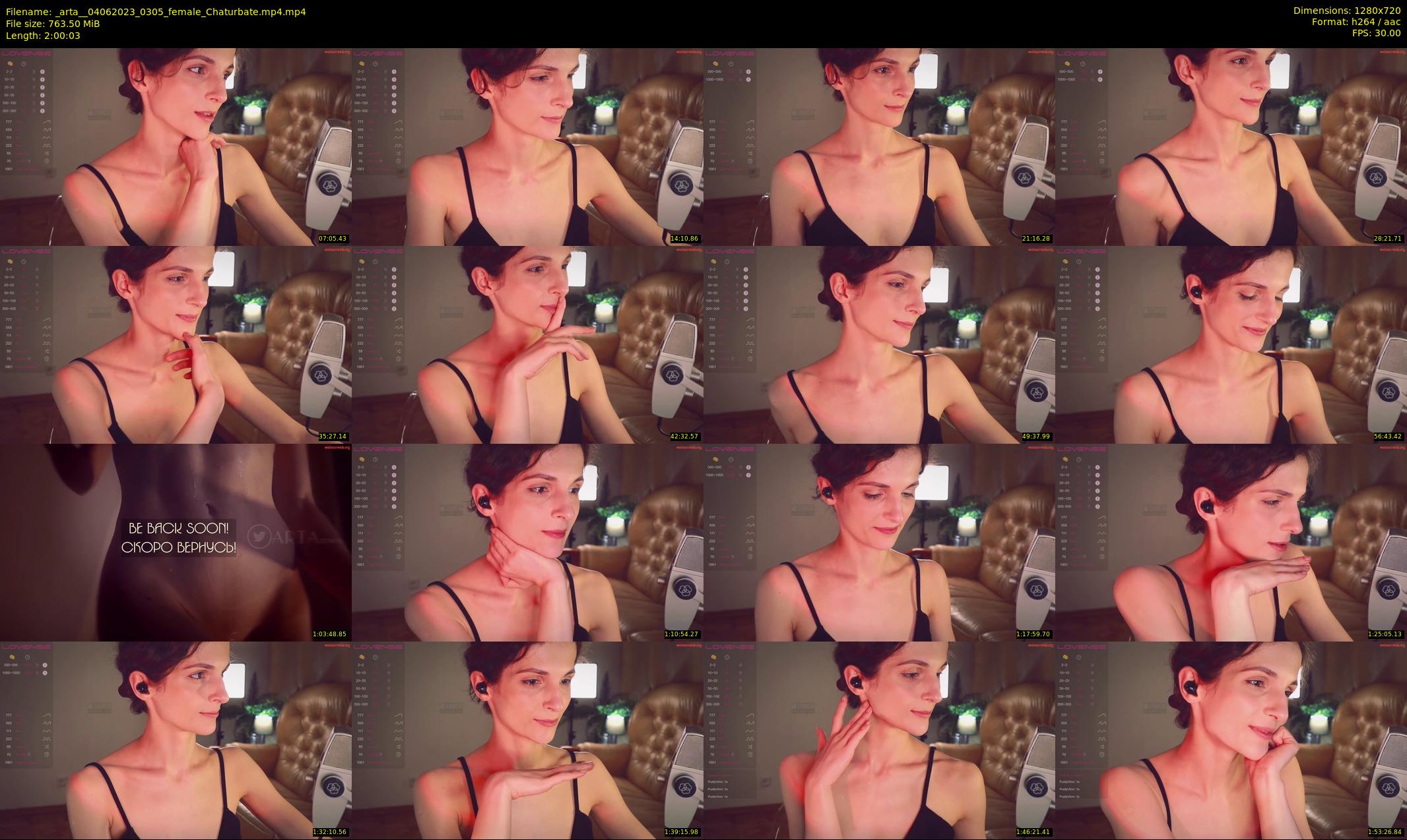 _arta_ — 121 minute Chaturbate female cam show recording, 720p, Jun 4, 2023