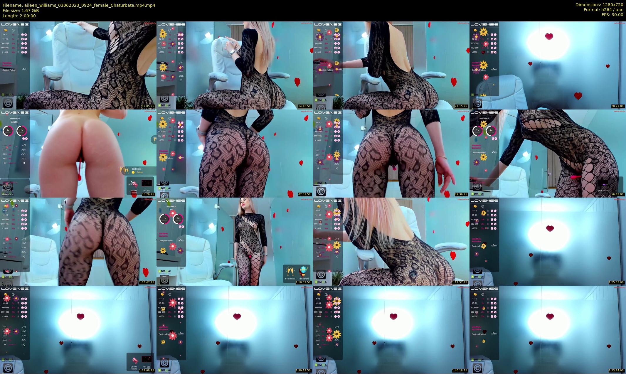 aileen_williams — 120 minute Chaturbate female cam show recording, 720p, Jun 3, 2023