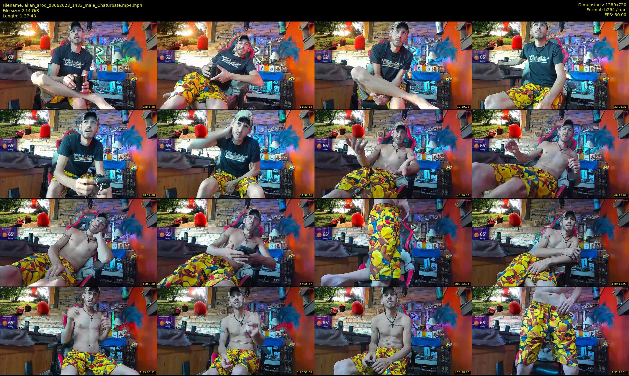 allan_arod — 98 minute Chaturbate male cam show recording, 720p, Jun 3, 2023
