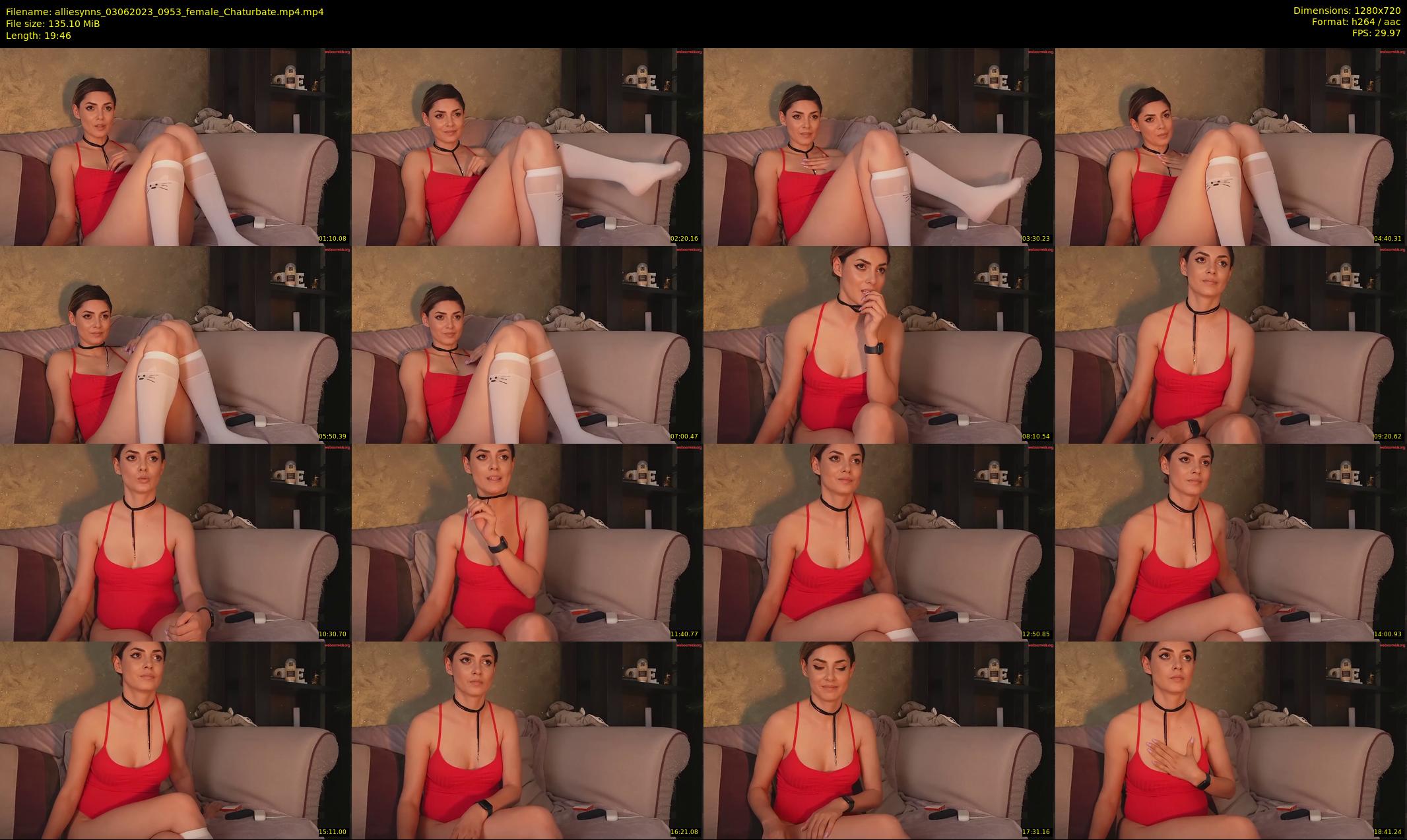 alliesynns — 20 minute Chaturbate female cam show recording, 720p, Jun 3, 2023