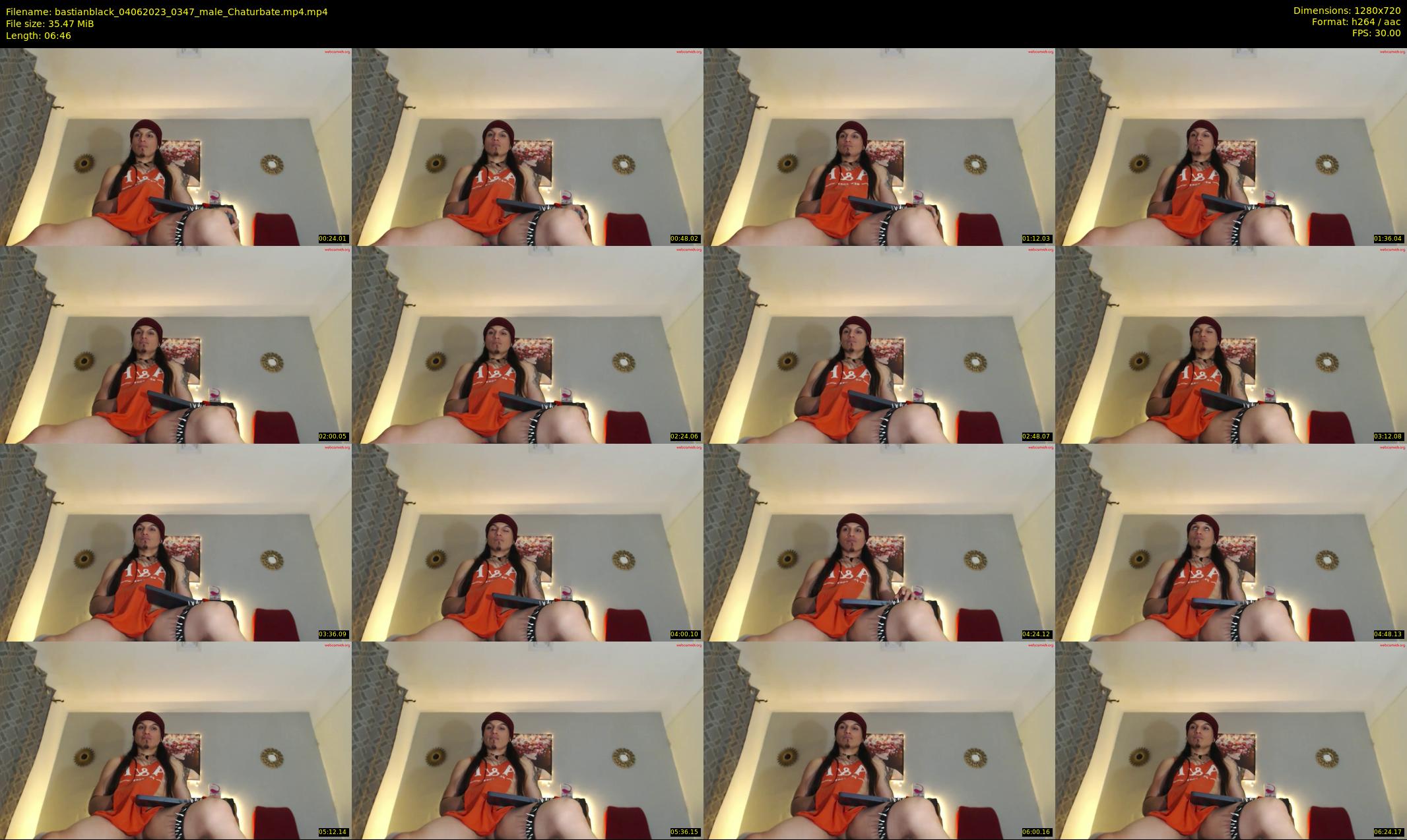 bastianblack — 7 minute Chaturbate male cam show recording, 720p, Jun 4, 2023