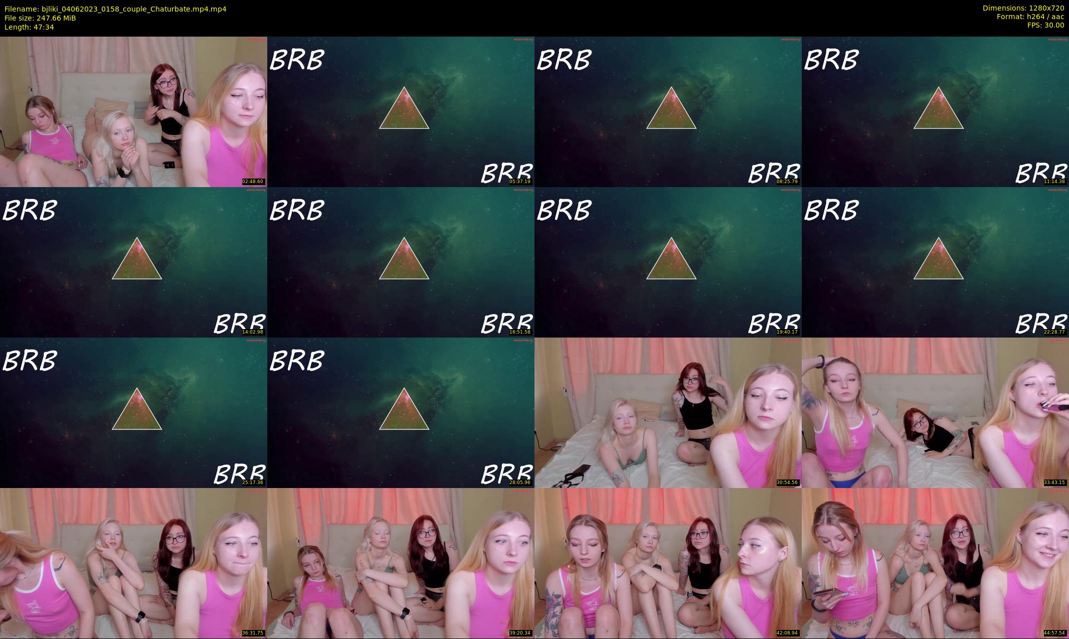 bjliki — 48 minute Chaturbate couple cam show recording, 720p, Jun 4, 2023