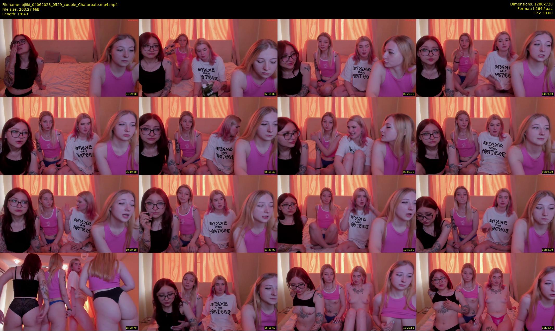 bjliki — 20 minute Chaturbate couple cam show recording, 720p, Jun 4, 2023