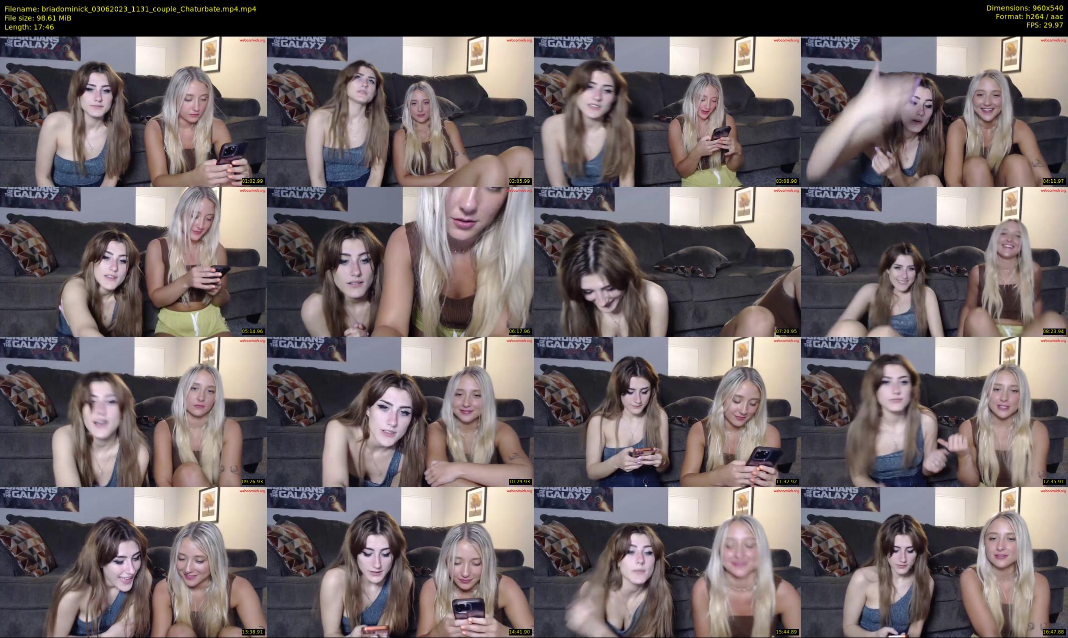 briadominick — 18 minute Chaturbate couple cam show recording, 480p, Jun 3, 2023