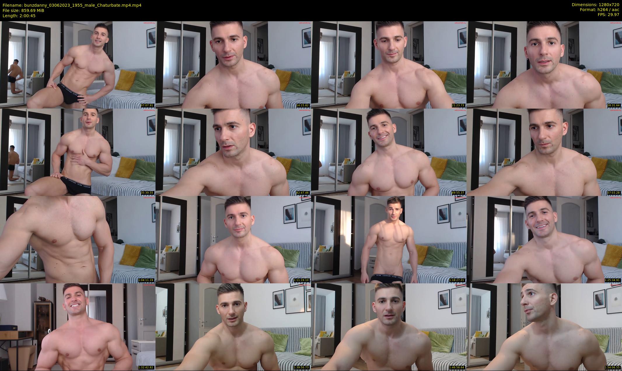 bunzdanny — 121 minute Chaturbate male cam show recording, 720p, Jun 3, 2023