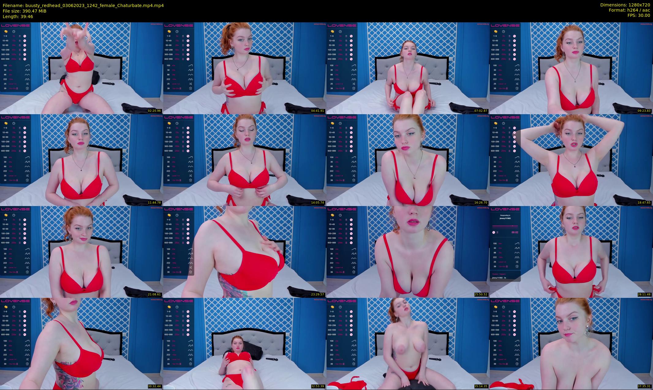 buusty_redhead — 40 minute Chaturbate female cam show recording, 720p, Jun 3, 2023