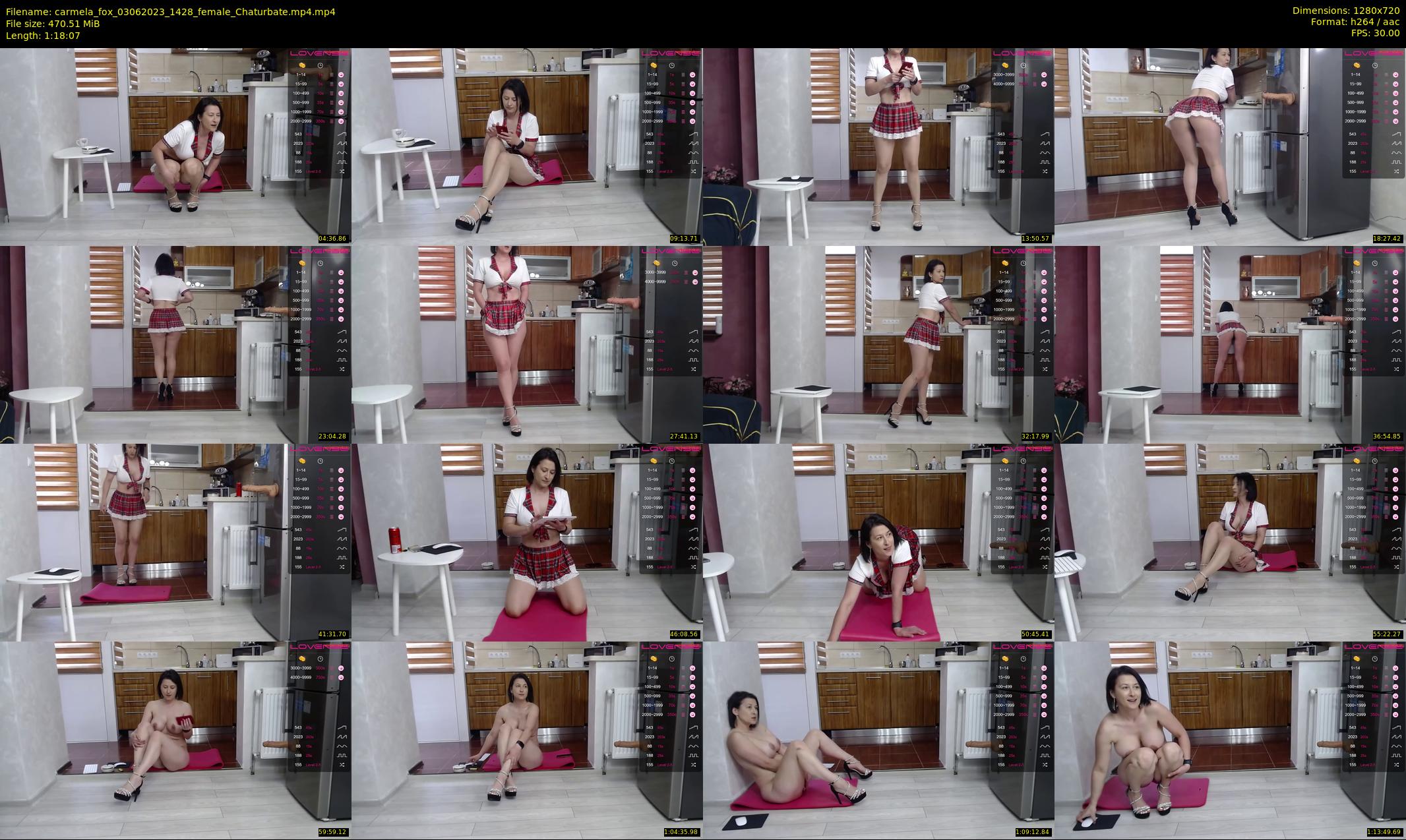 carmela_fox — 79 minute Chaturbate female cam show recording, 720p, Jun 3, 2023