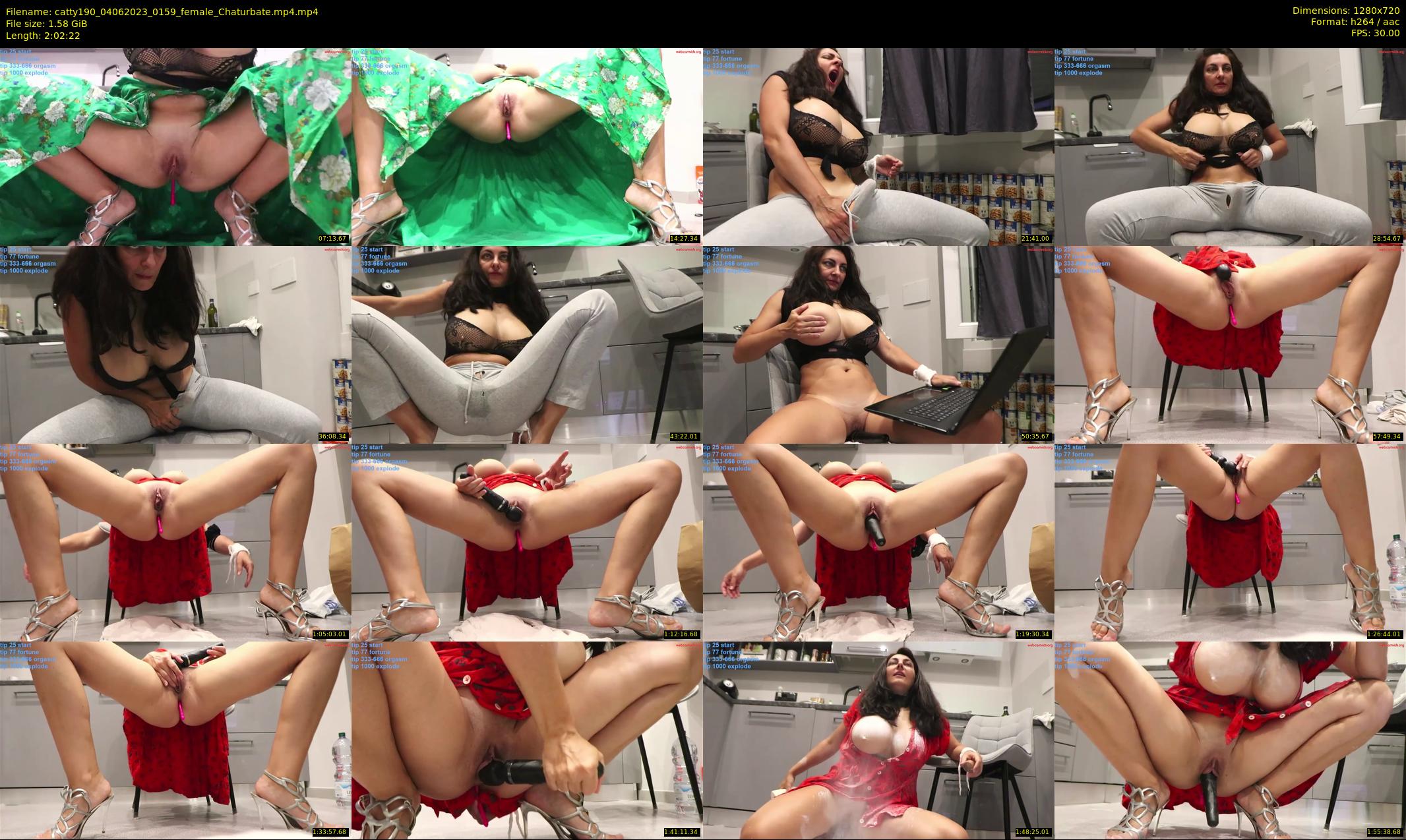 catty190 — 123 minute Chaturbate female cam show recording, 720p, Jun 4, 2023