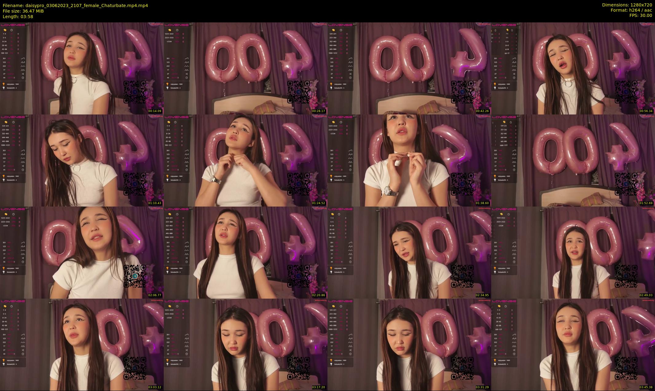 daisypro — 4 minute Chaturbate couple cam show recording, 720p, Jun 3, 2023