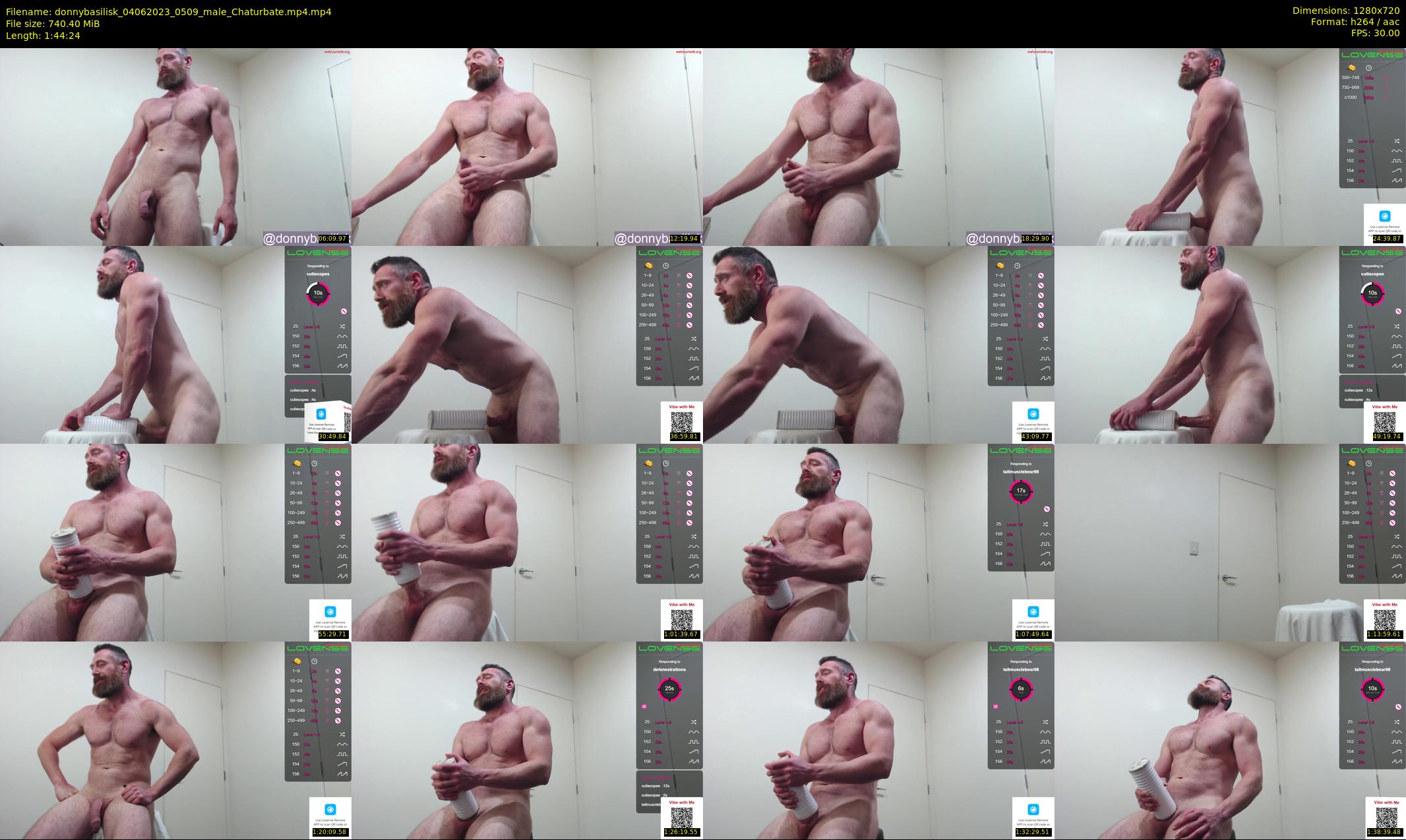 donnybasilisk — 105 minute Chaturbate male cam show recording, 720p, Jun 4, 2023