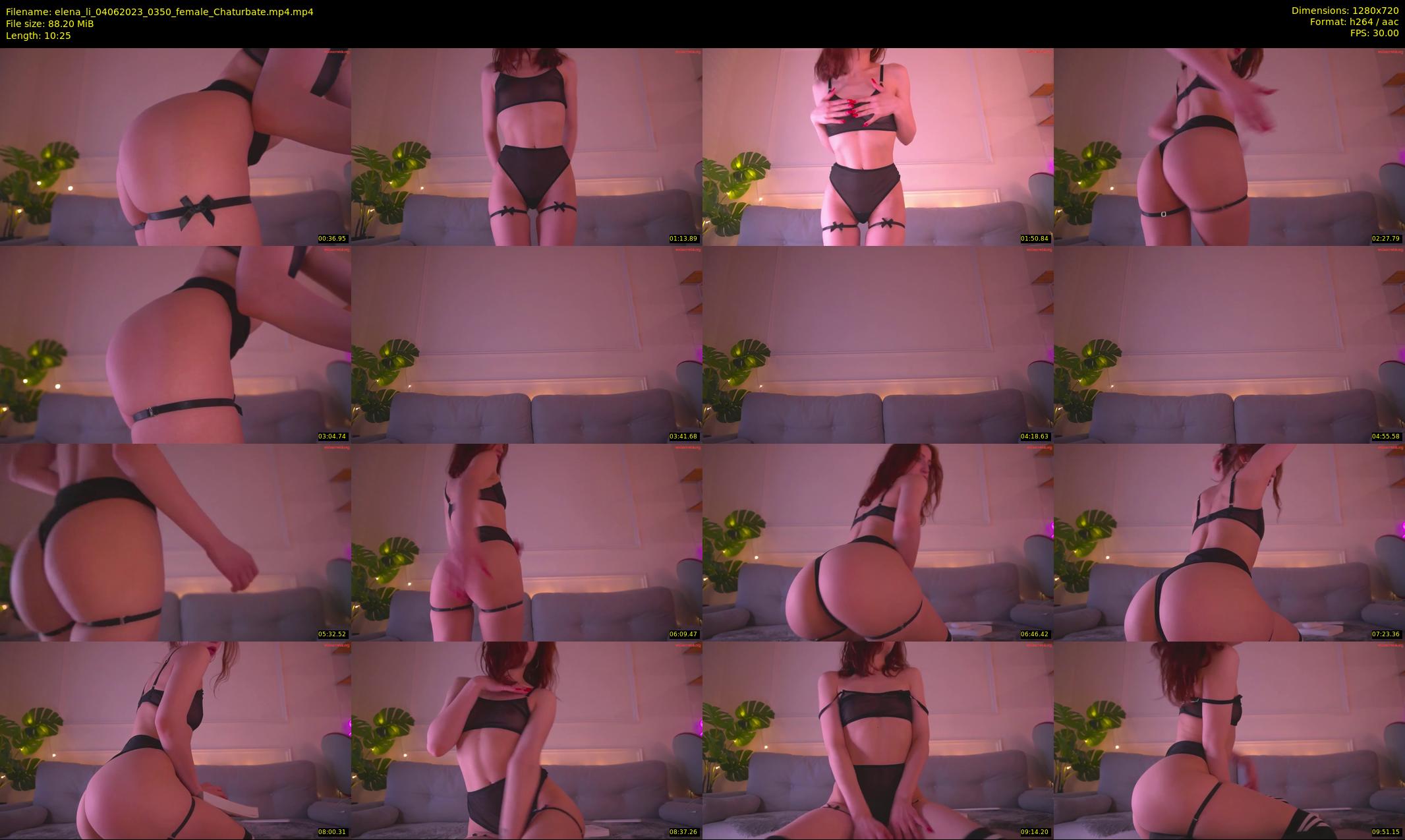 elena_li — 11 minute Chaturbate female cam show recording, 720p, Jun 4, 2023