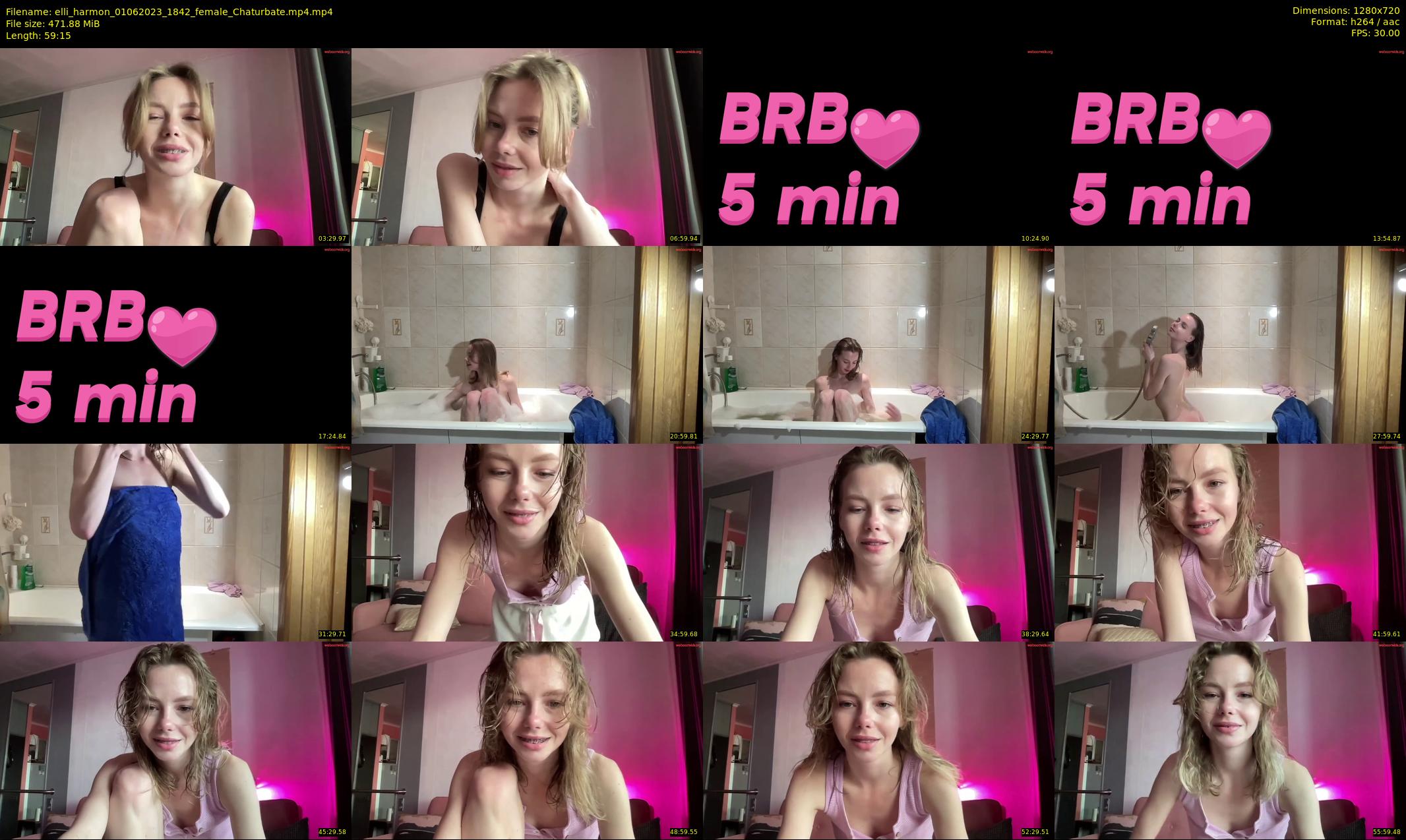 elli_harmon — 60 minute Chaturbate female cam show recording, 720p, Jun 1, 2023