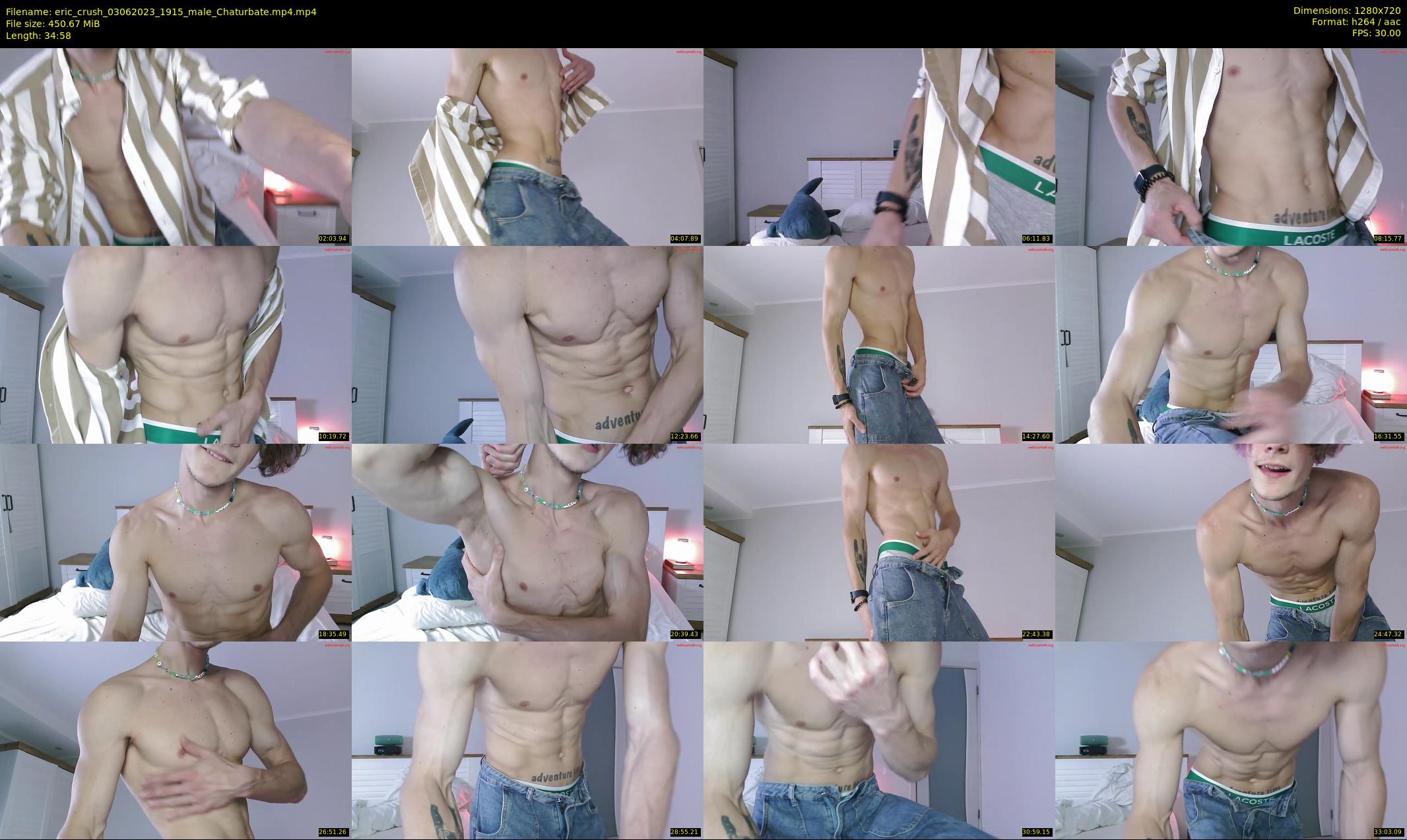 eric_crush — 35 minute Chaturbate male cam show recording, 720p, Jun 3, 2023