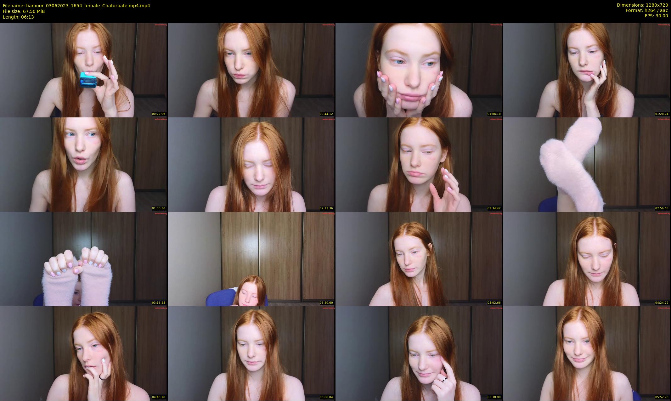 fiamoor — 7 minute Chaturbate female cam show recording, 720p, Jun 3, 2023
