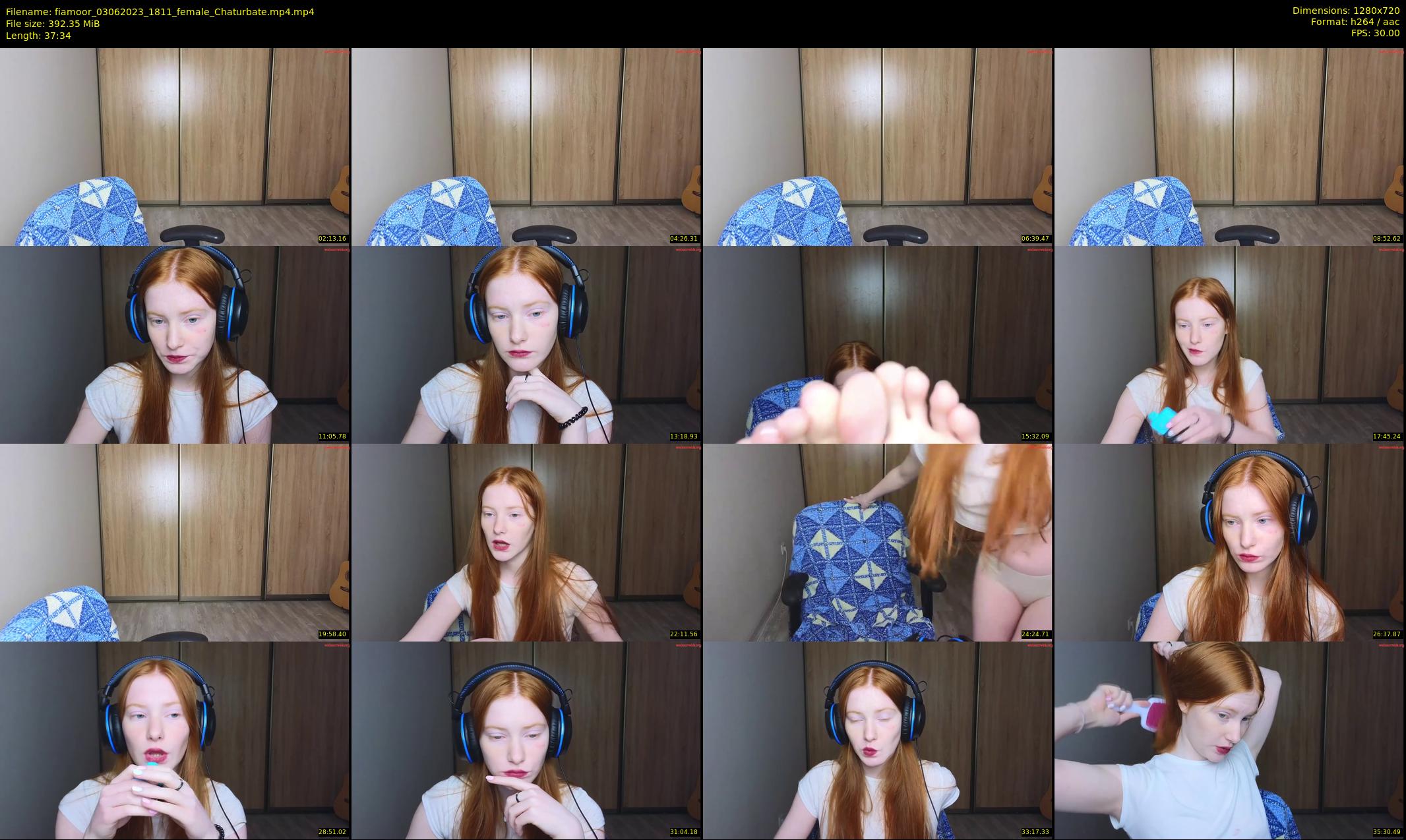 fiamoor — 38 minute Chaturbate female cam show recording, 720p, Jun 3, 2023
