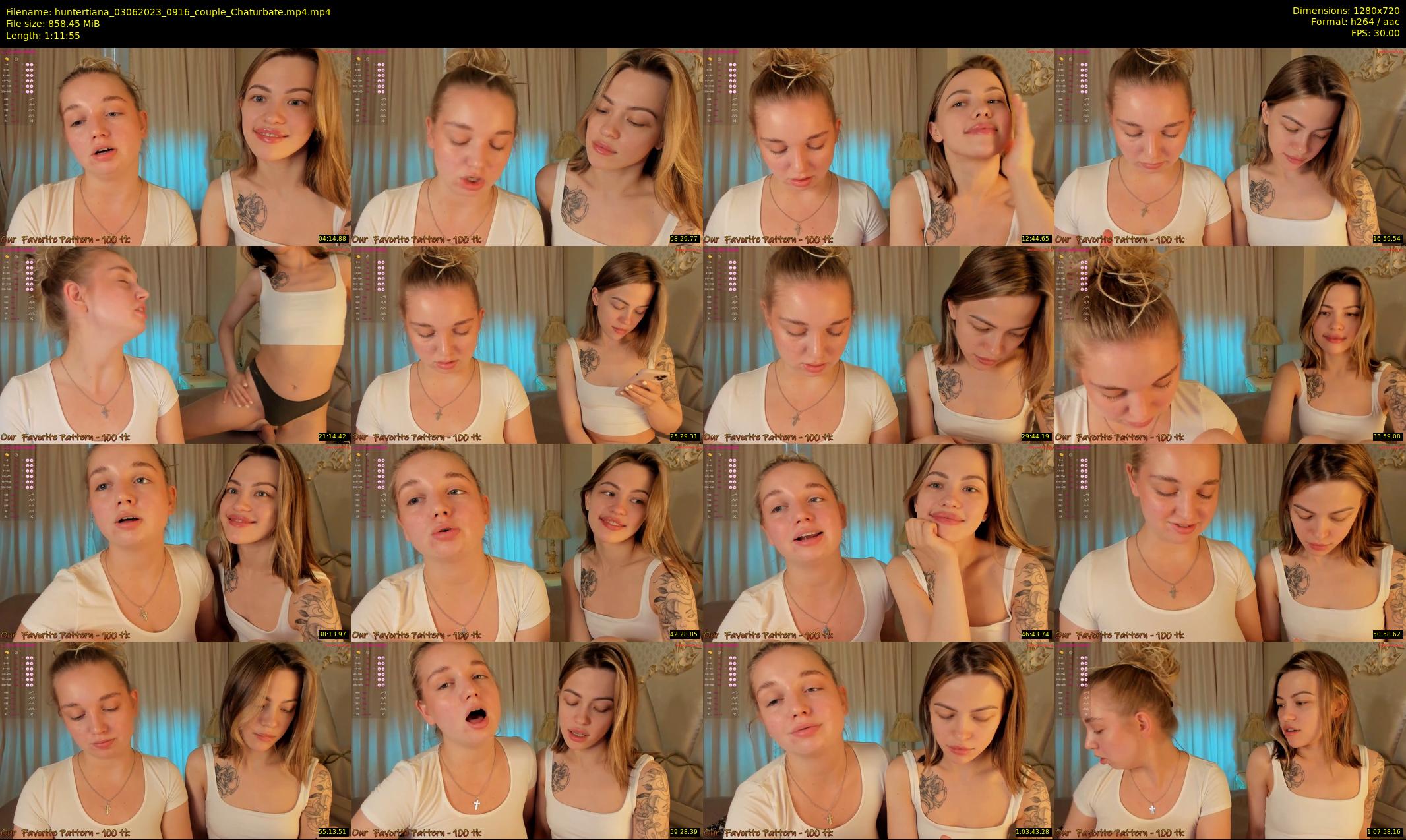 huntertiana — 72 minute Chaturbate female cam show recording, 720p, Jun 3, 2023