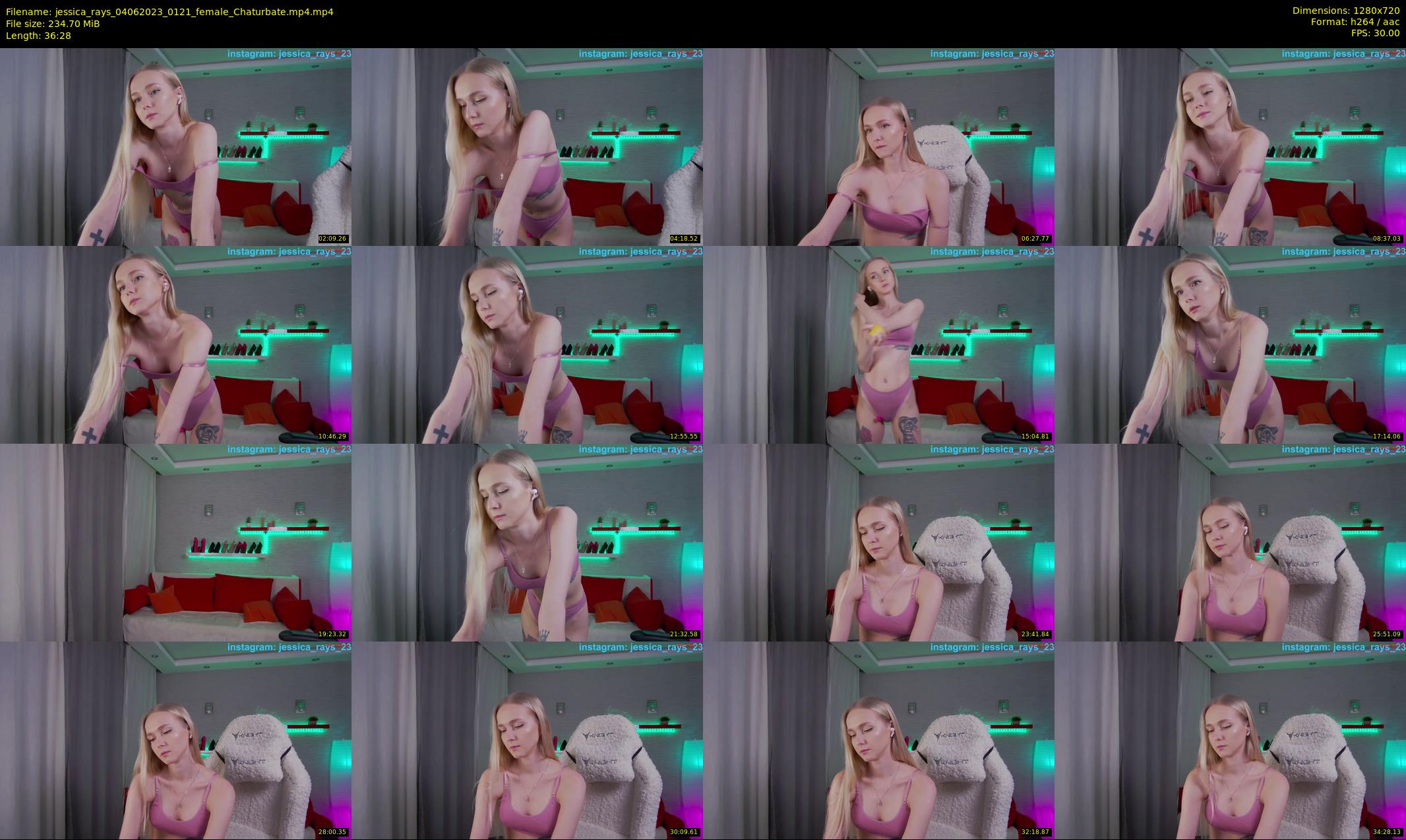 jessica_rays — 37 minute Chaturbate couple cam show recording, 720p, Jun 4, 2023