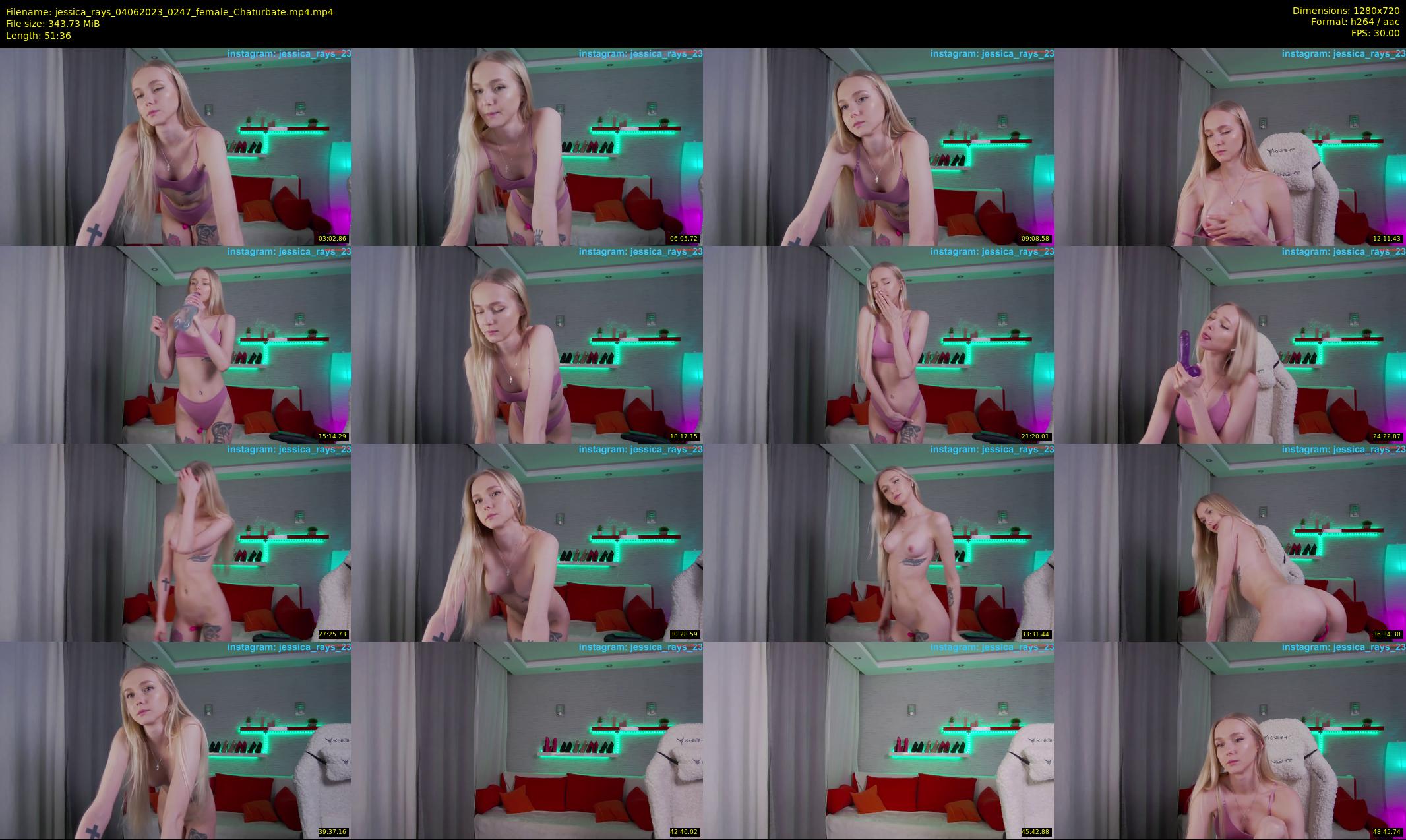 jessica_rays — 52 minute Chaturbate couple cam show recording, 720p, Jun 4, 2023