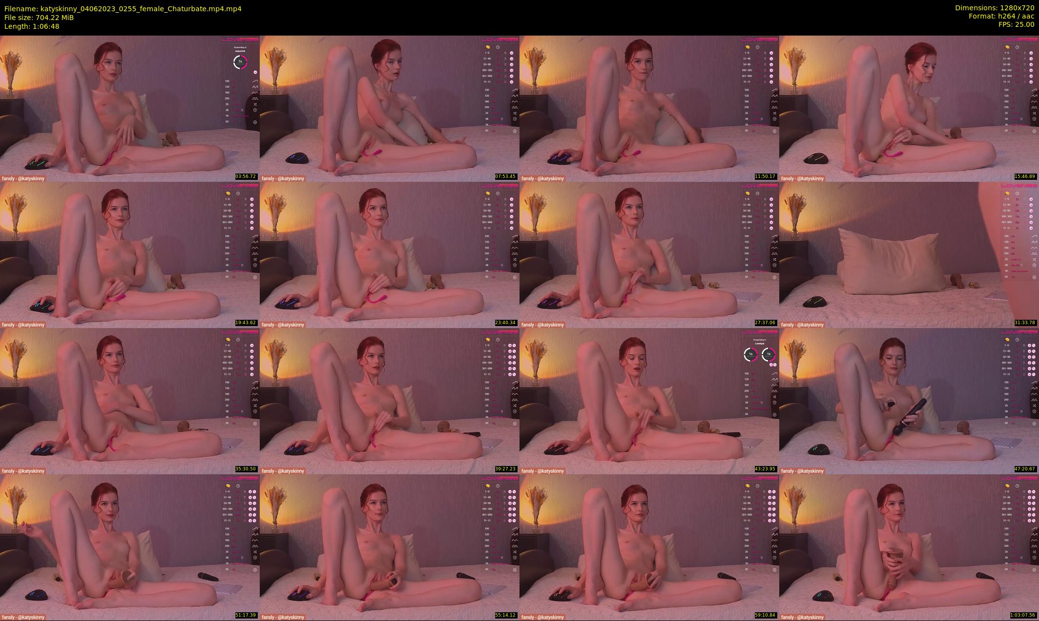 katyskinny — 67 minute Chaturbate female cam show recording, 720p, Jun 4, 2023