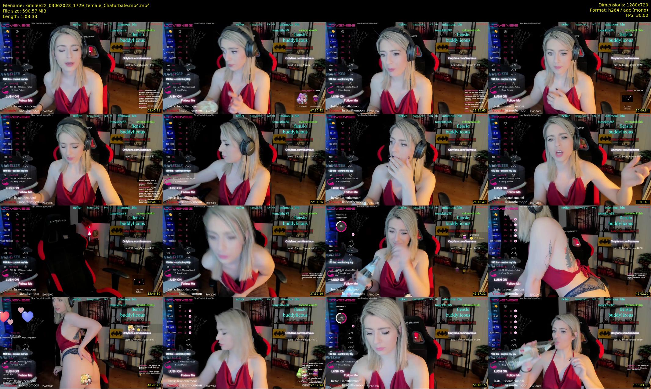 kimilee22 — 64 minute Chaturbate female cam show recording, 720p, Jun 3, 2023
