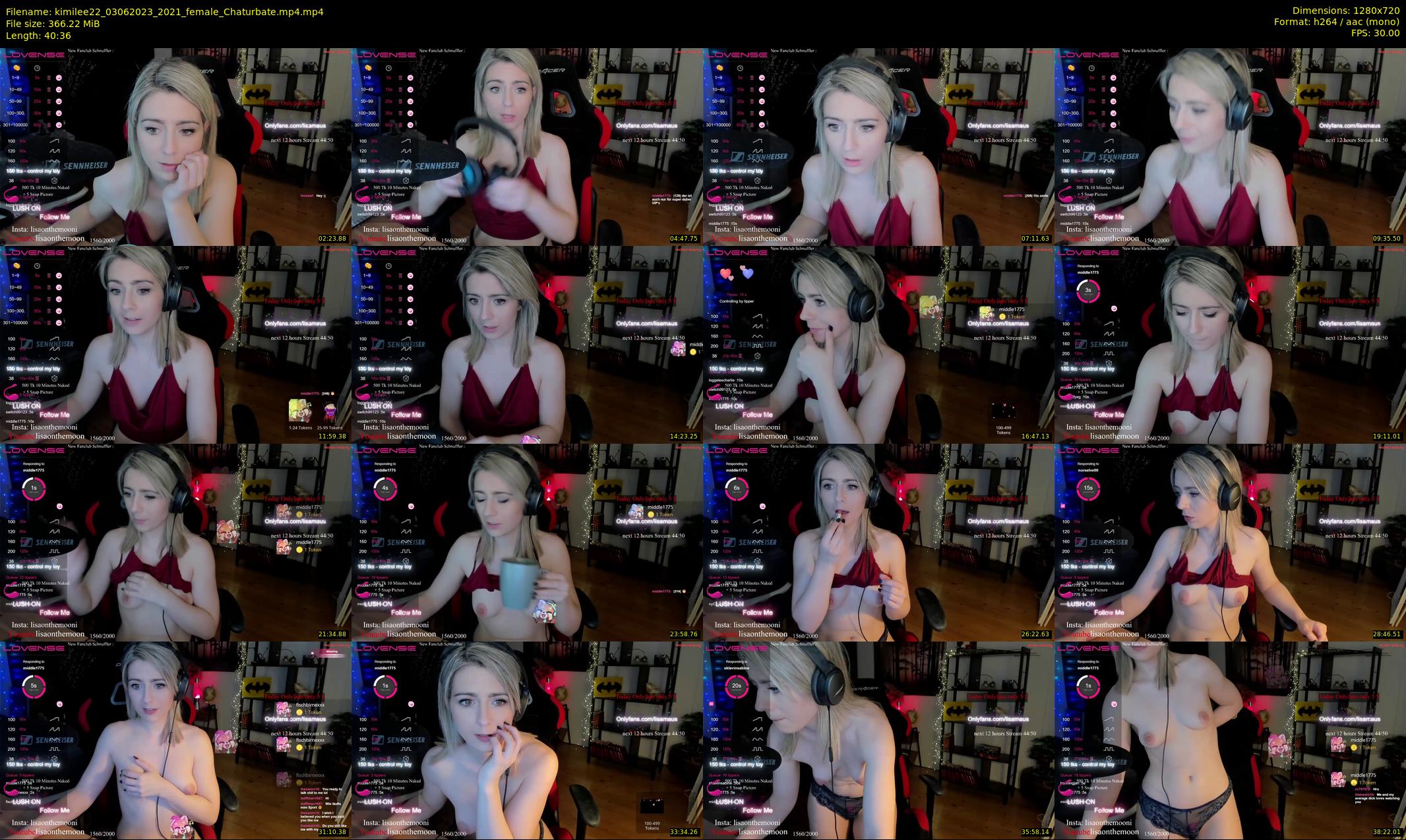 kimilee22 — 41 minute Chaturbate female cam show recording, 720p, Jun 3, 2023