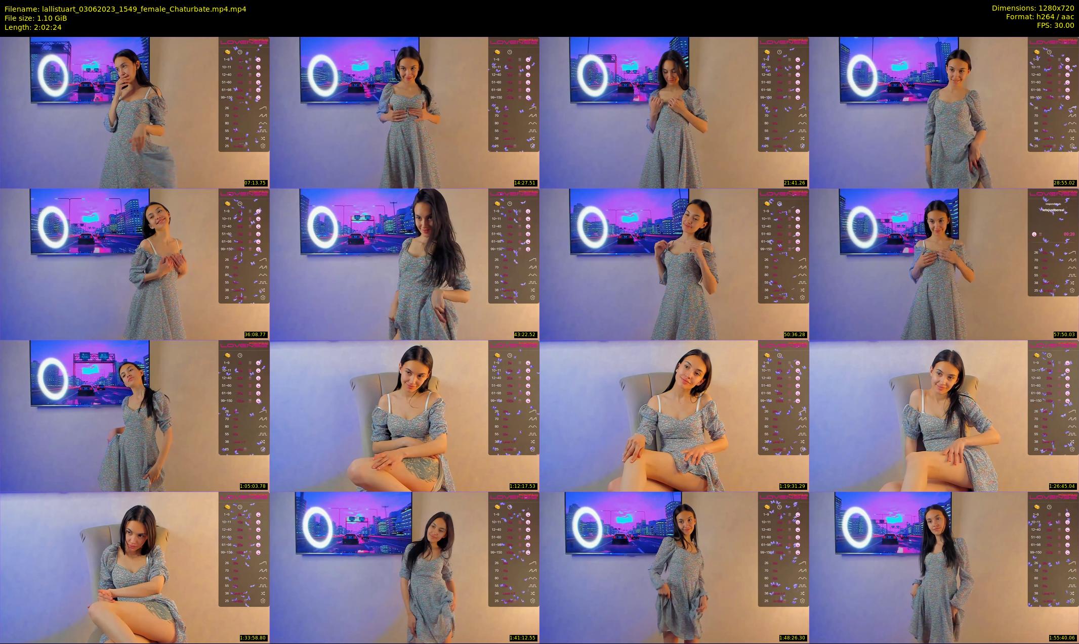 lallistuart — 123 minute Chaturbate female cam show recording, 720p, Jun 3, 2023