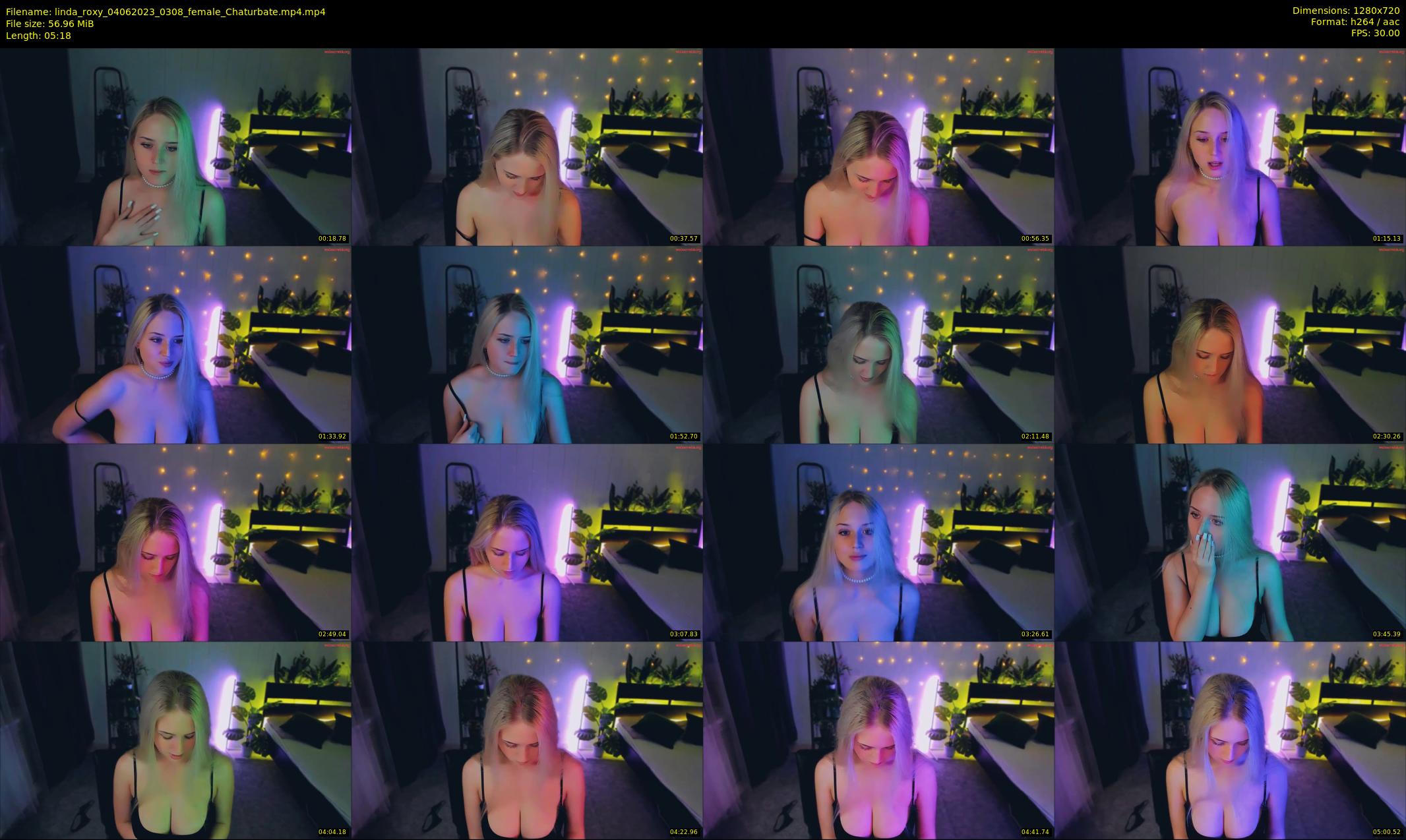 linda_roxy — 6 minute Chaturbate female cam show recording, 720p, Jun 4, 2023