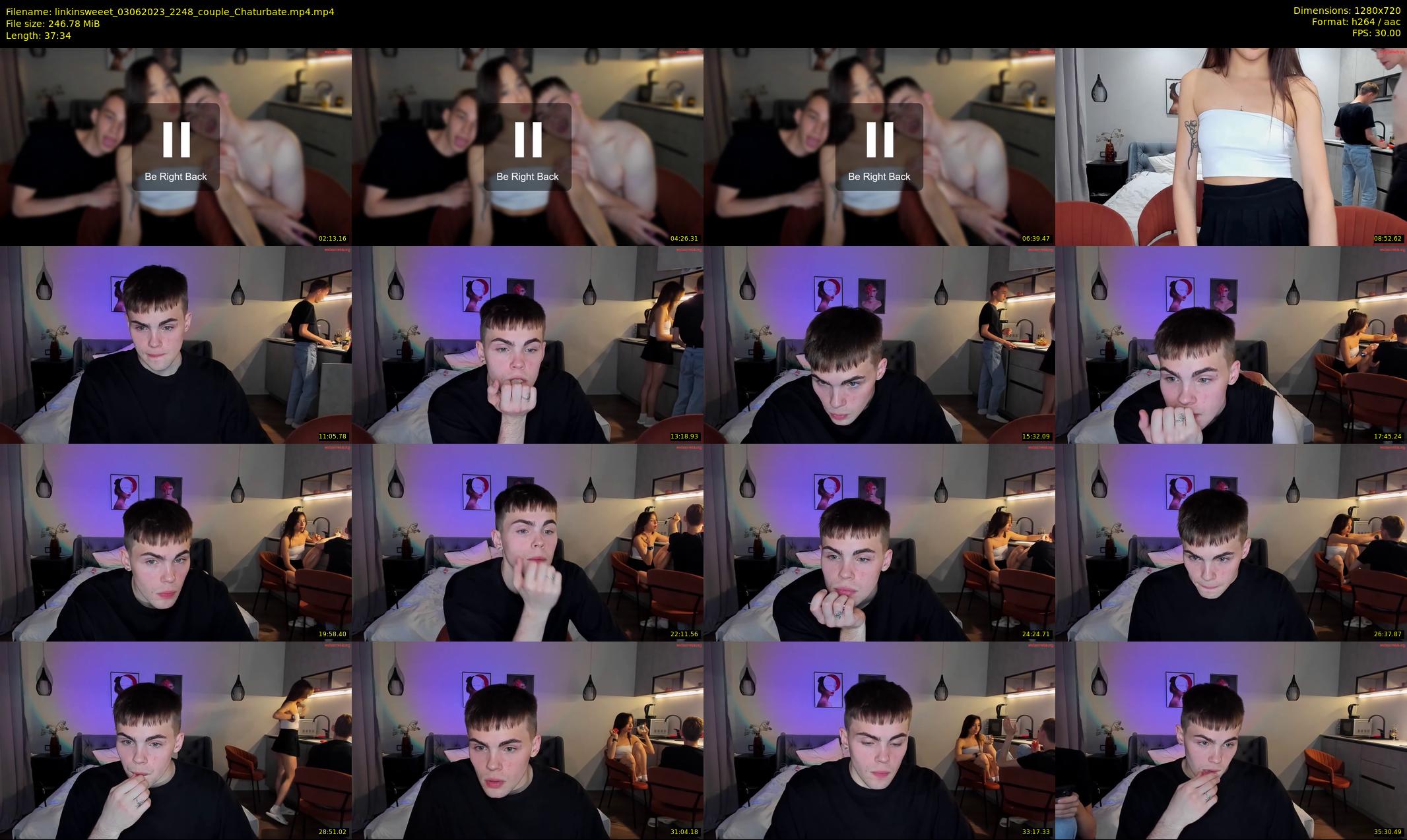 linkinsweeet — 38 minute Chaturbate couple cam show recording, 720p, Jun 3, 2023