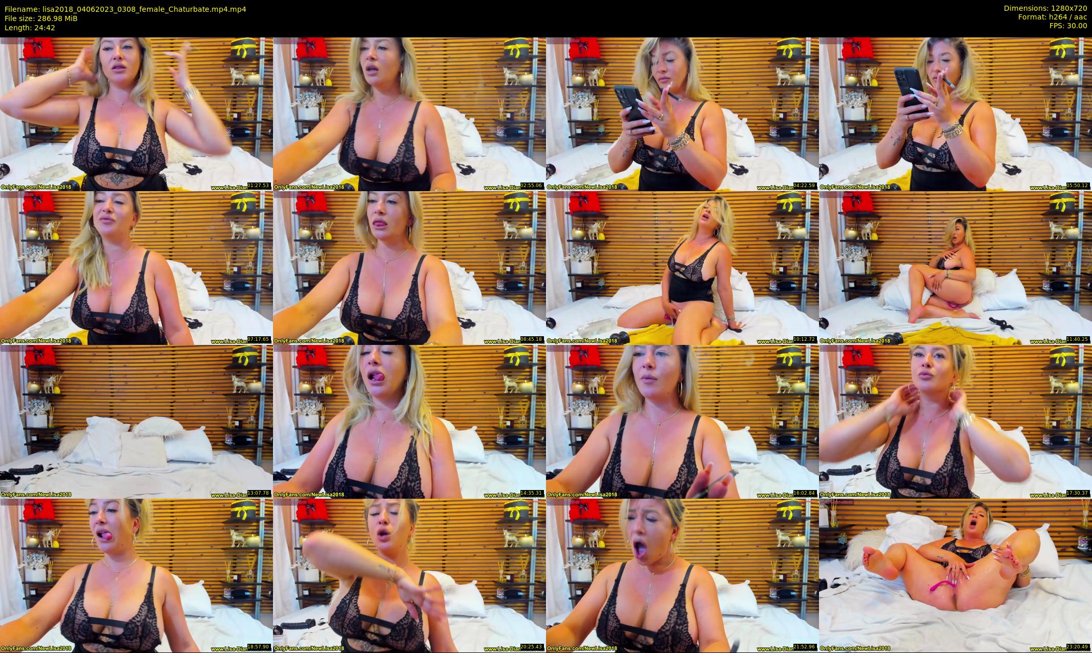 lisa2018 — 25 minute Chaturbate female cam show recording, 720p, Jun 4, 2023
