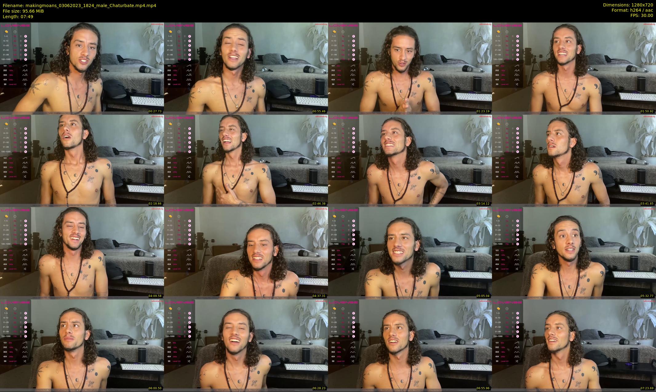 makingmoans — 8 minute Chaturbate male cam show recording, 720p, Jun 3, 2023