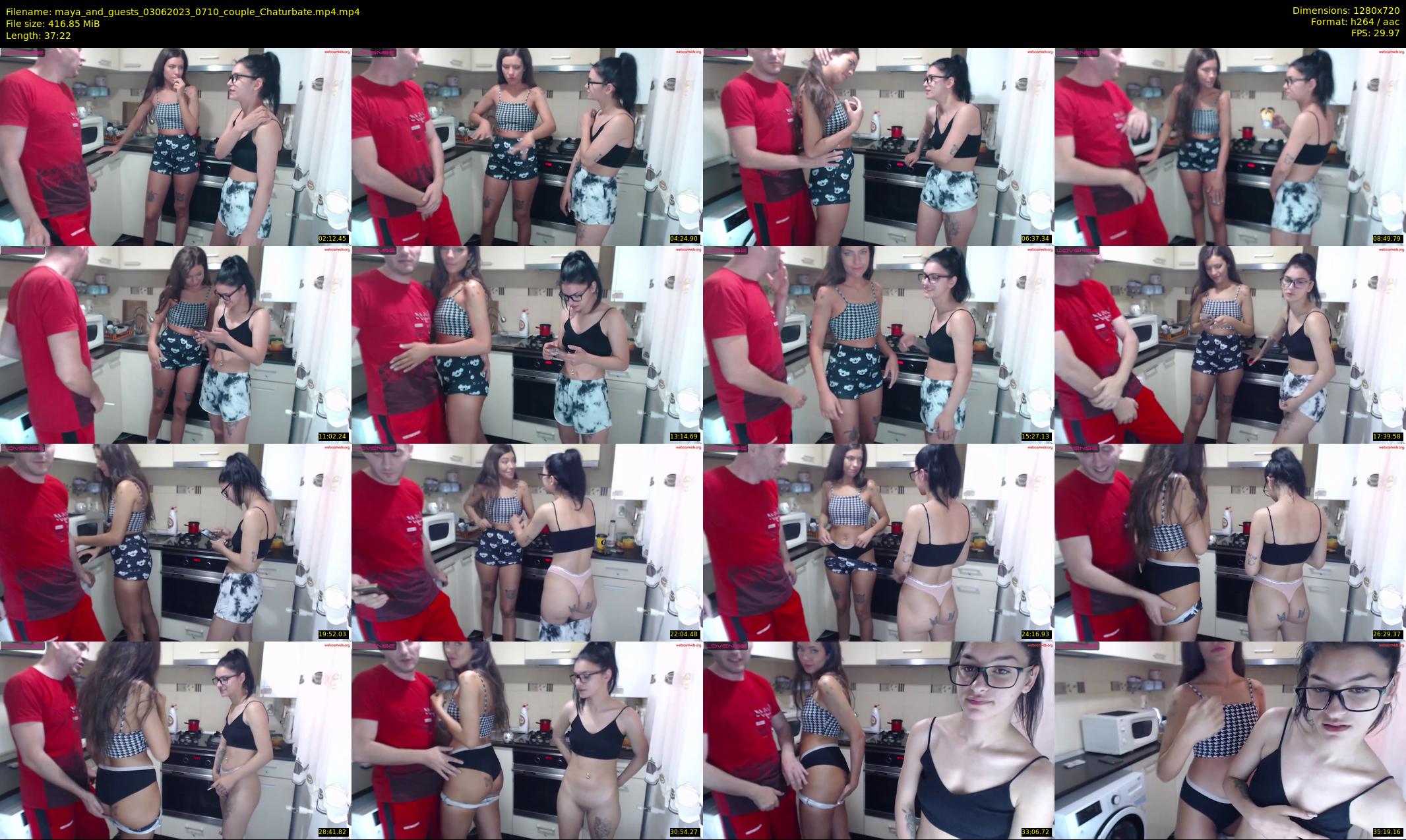 maya_and_guests — 38 minute Chaturbate couple cam show recording, 720p, Jun 3, 2023